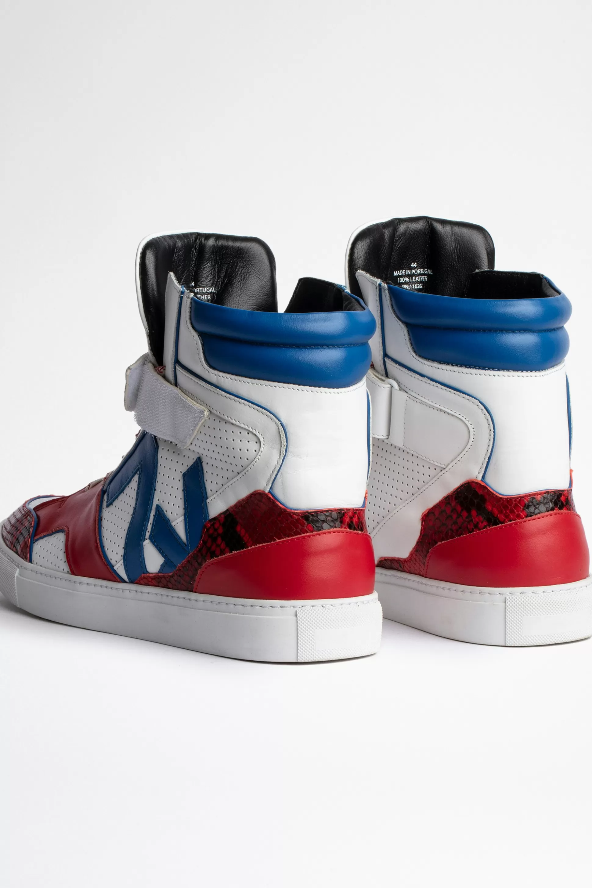 Hommes Zadig & Voltaire Chaussures^Baskets En Metal A Flash Eleve Zv1747