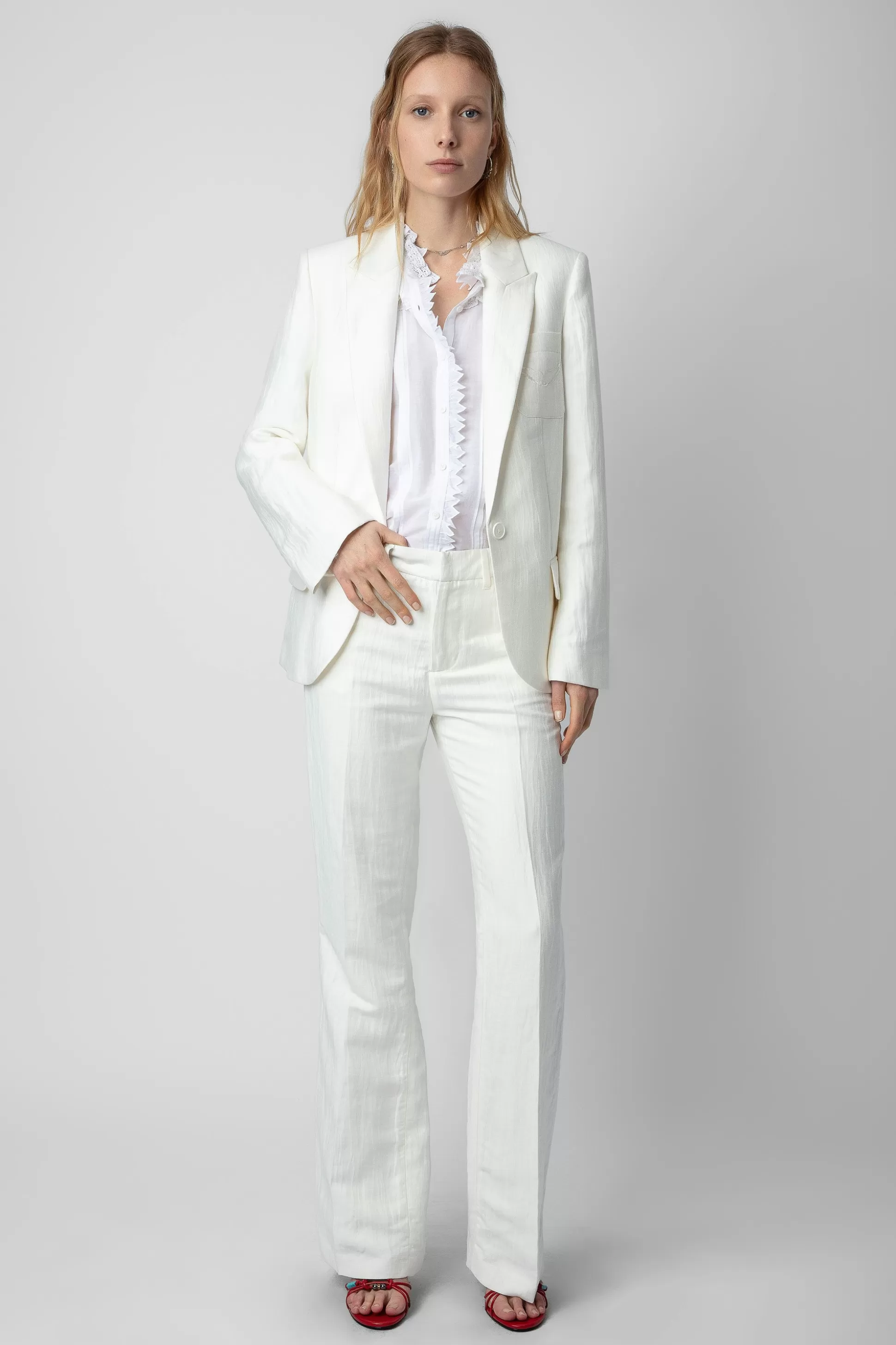 Femmes Zadig & Voltaire Vestes^Blazer En Lin Vow