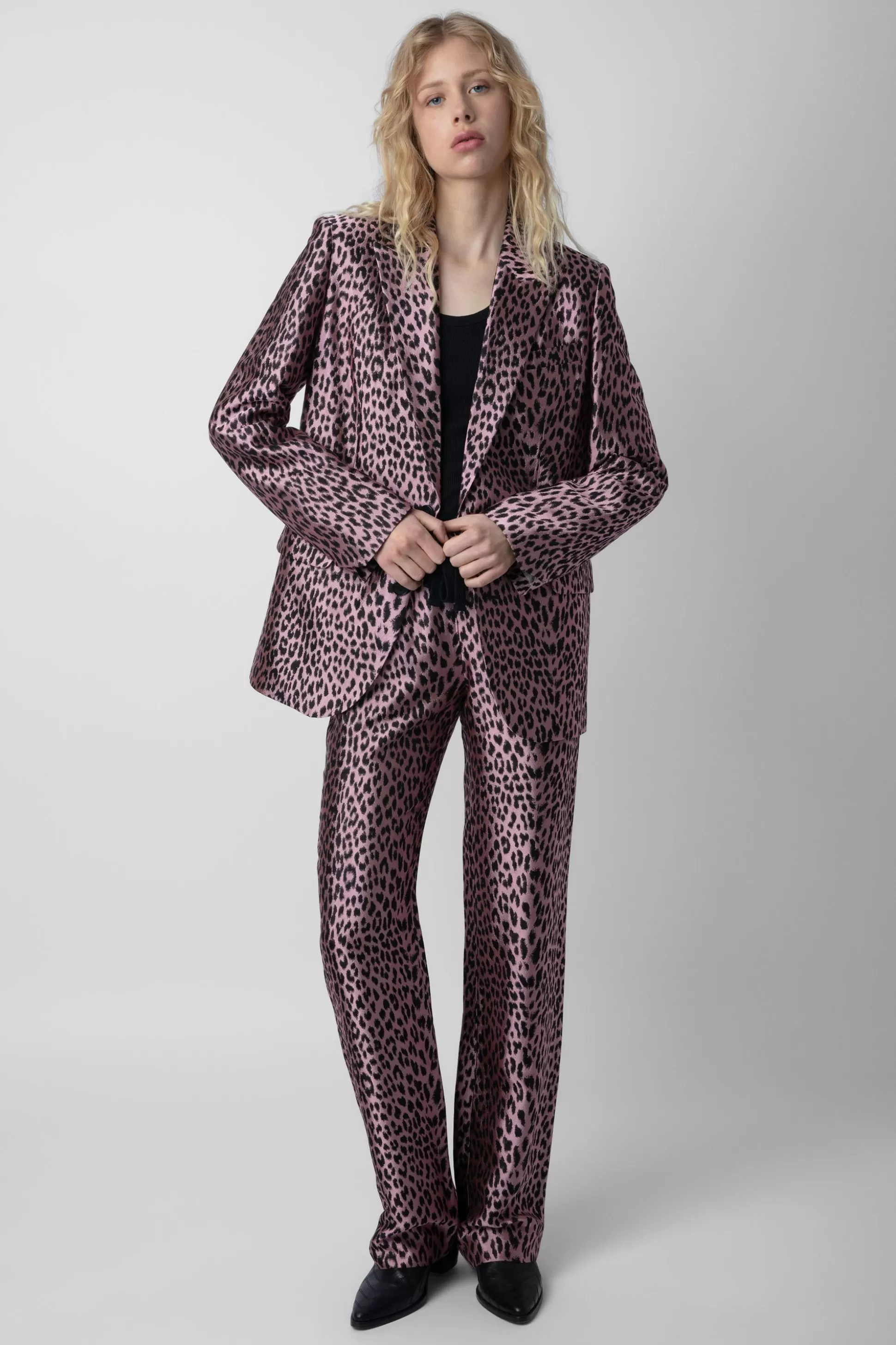 Femmes Zadig & Voltaire Costumes^Blazer Jacquard Leopard Vegy