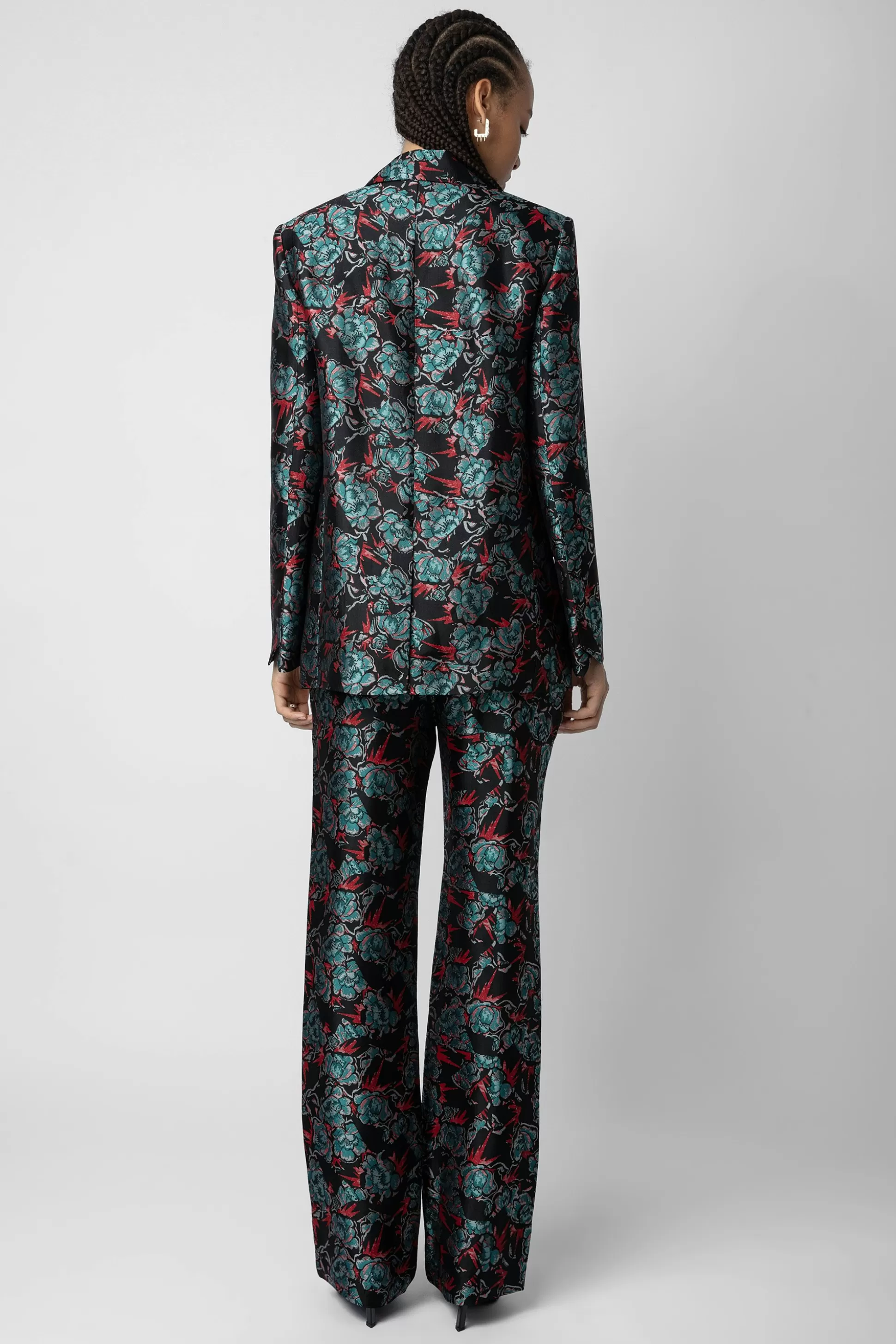 blazer_vegy_thunder_en_jacquard_3.webp Femmes Zadig & Voltaire Costumes^Blazer Vegy Thunder En Jacquard