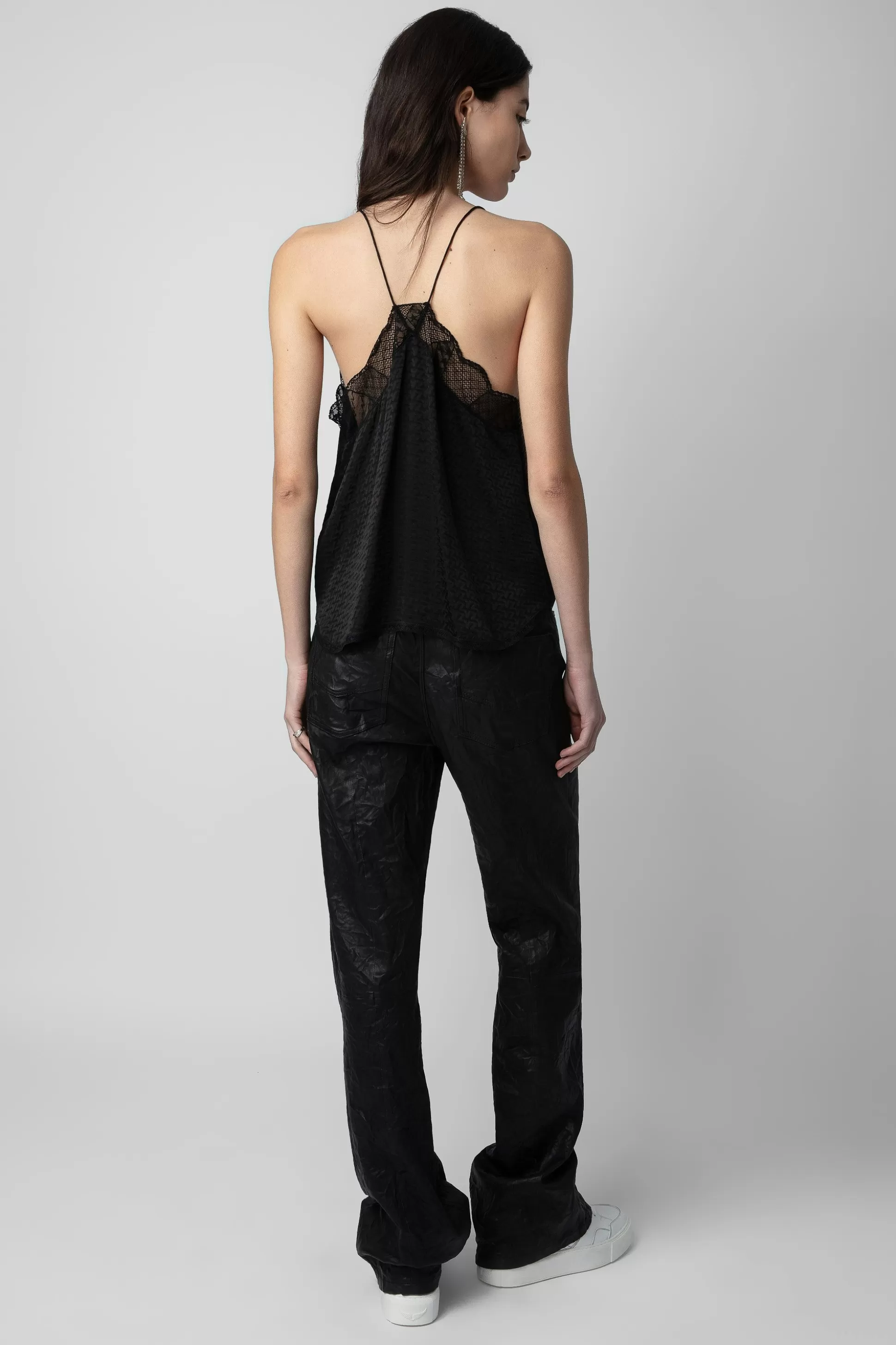 caraco_christy_en_soie_jacquard_3-1.webp Femmes Zadig & Voltaire Chemises Et Hauts^Caraco Christy En Soie Jacquard