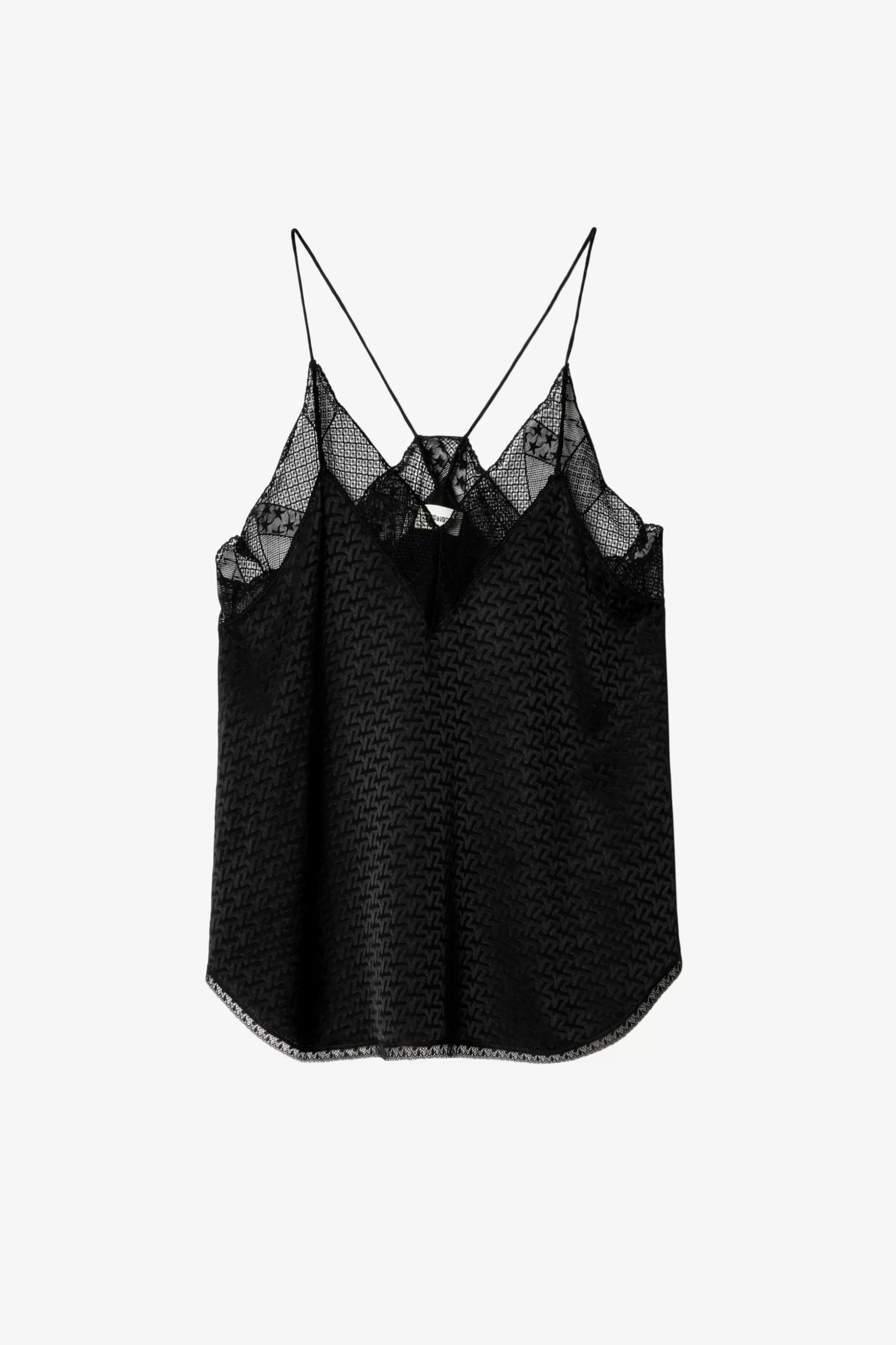 caraco_christy_en_soie_jacquard_4-1.webp Femmes Zadig & Voltaire Chemises Et Hauts^Caraco Christy En Soie Jacquard