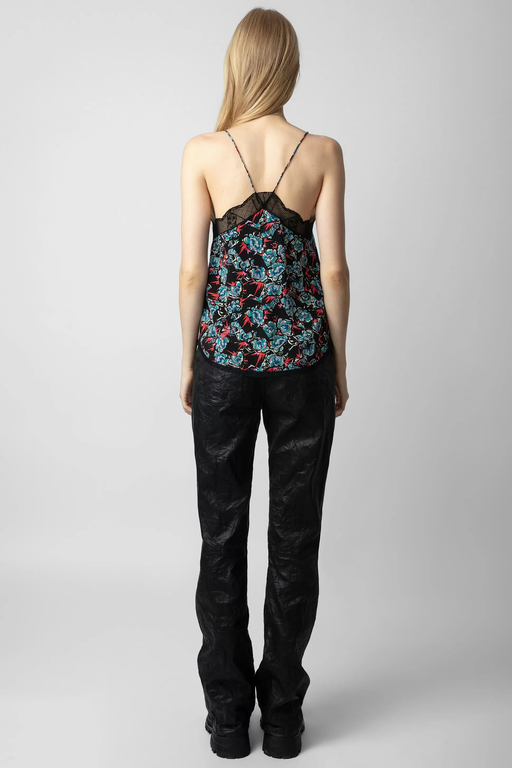 caraco_en_soie_christy_thunder_1.webp Femmes Zadig & Voltaire Chemises Et Hauts^Caraco En Soie Christy Thunder