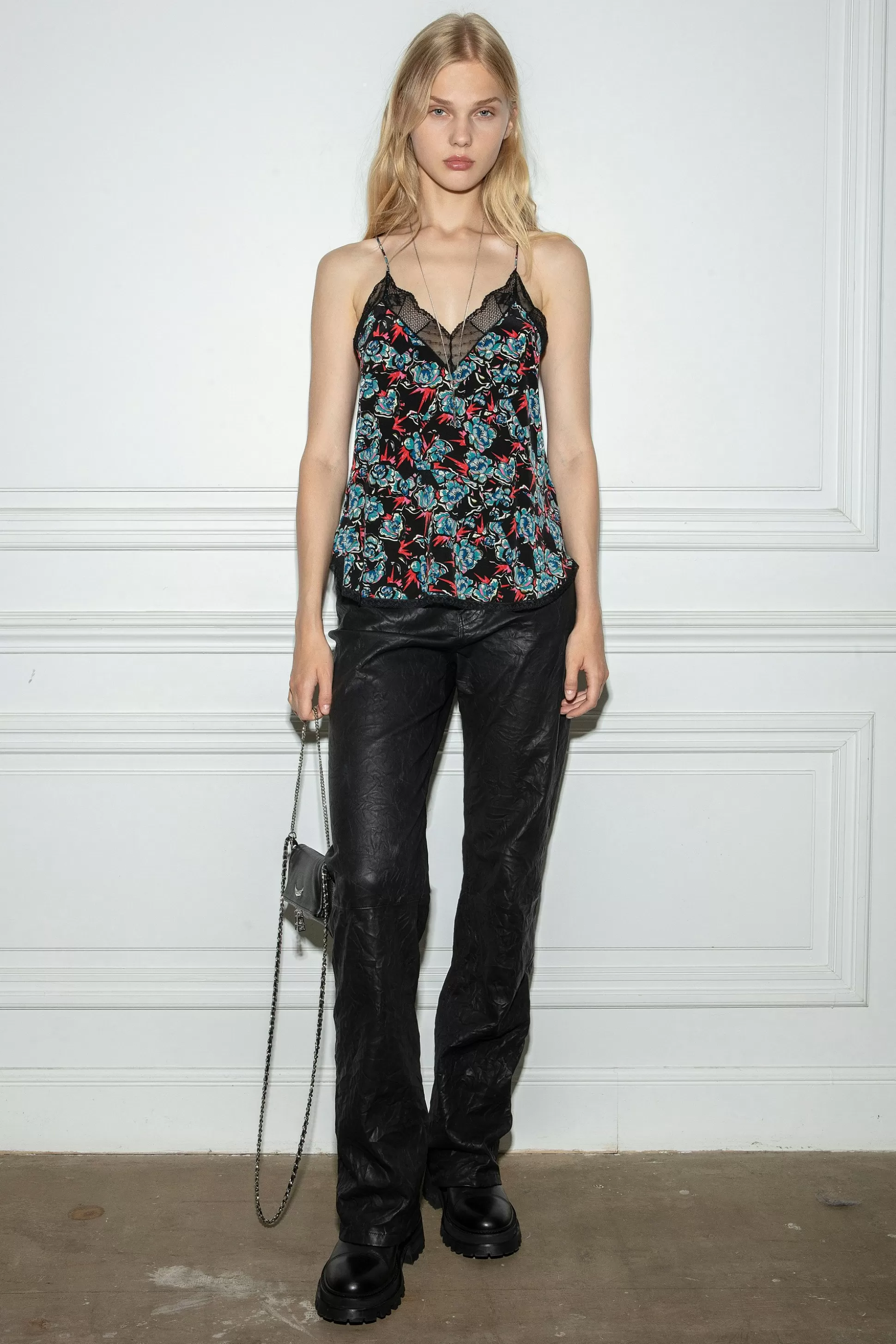 caraco_en_soie_christy_thunder_2.webp Femmes Zadig & Voltaire Chemises Et Hauts^Caraco En Soie Christy Thunder