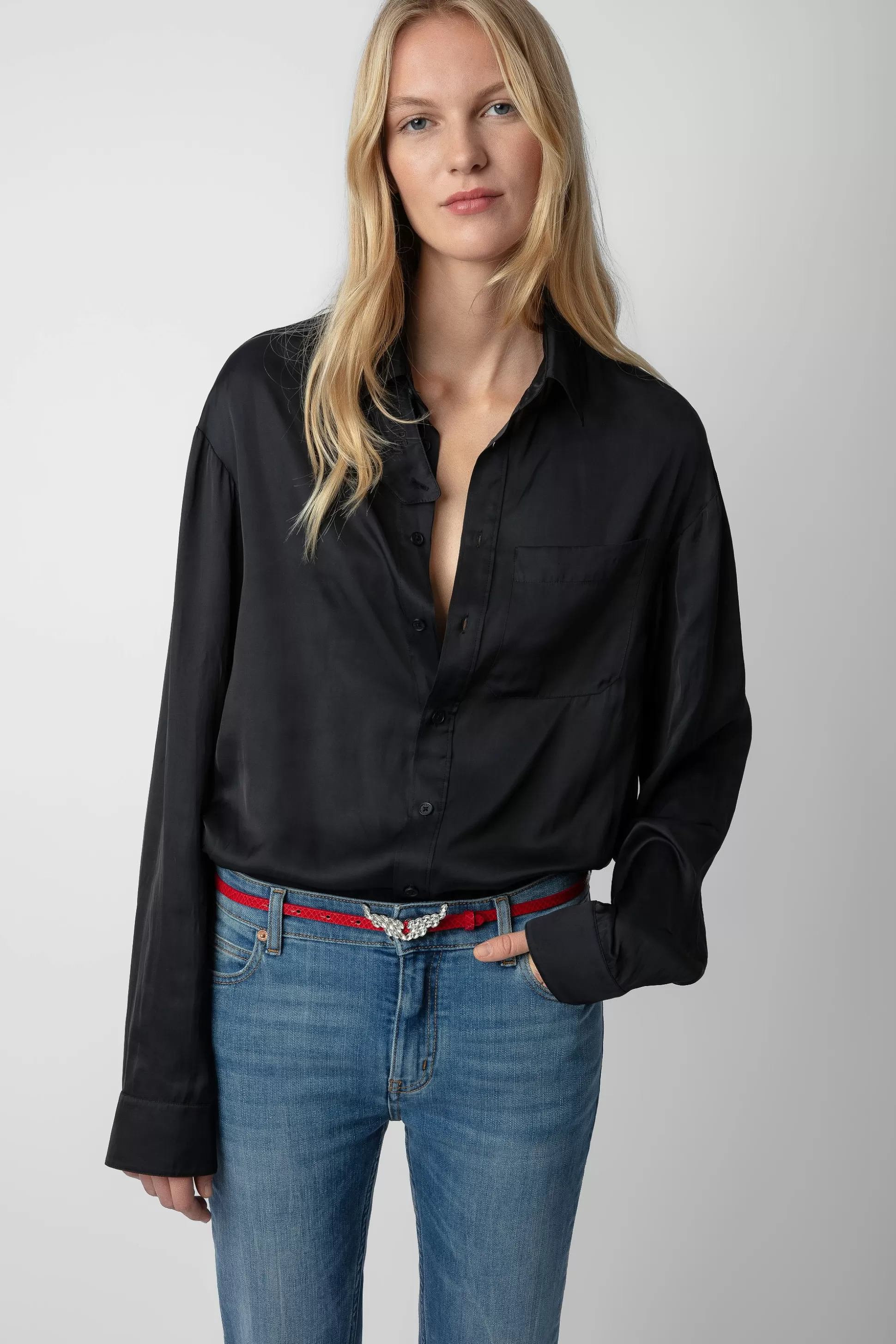 Femmes Zadig & Voltaire Unisexe^Chemise En Satin Tyrone
