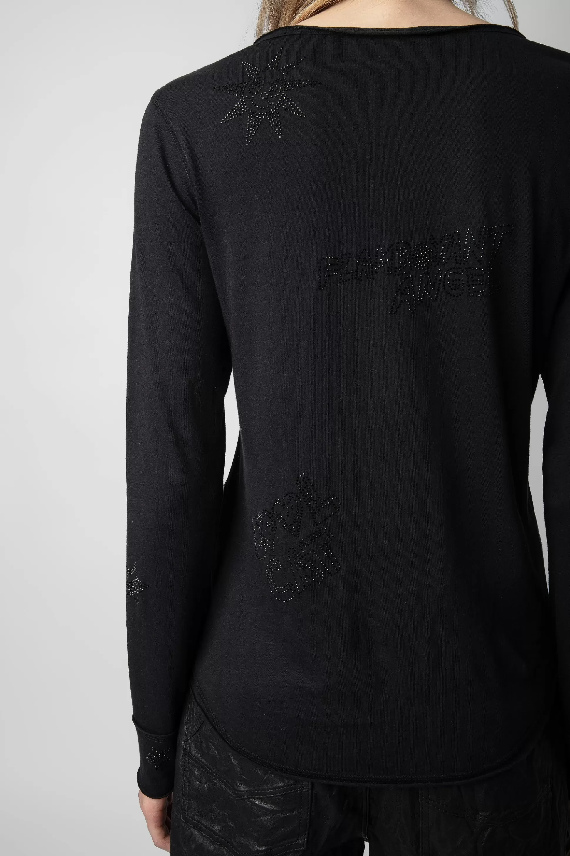 haut_henley_a_strass_5-1.webp Femmes Zadig & Voltaire T-Shirts^Haut Henley A Strass