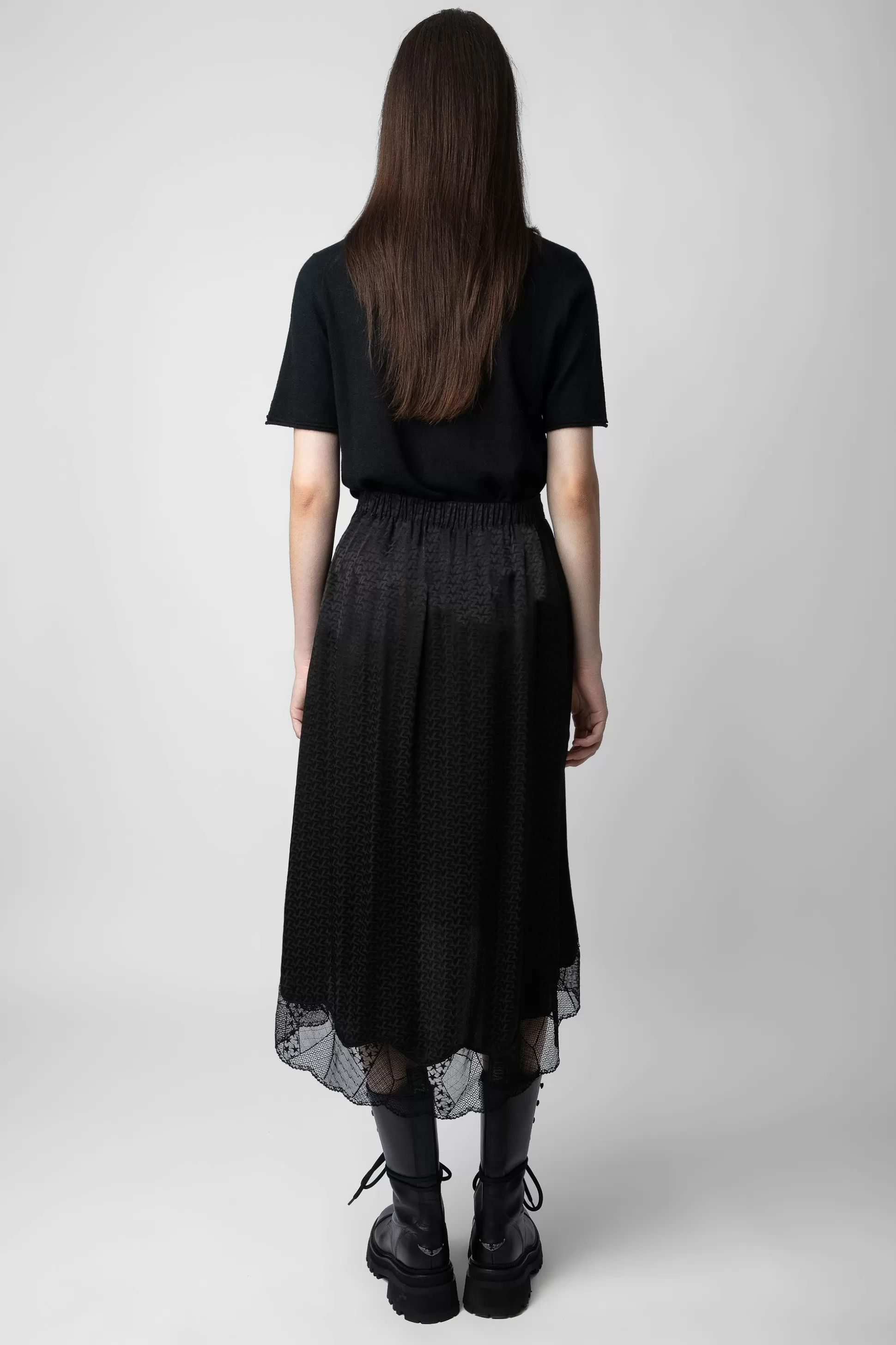 jupe_joslin_jacquard_zv_modele_3d_3.webp Femmes Zadig & Voltaire Robes Et Jupes^Jupe Joslin Jacquard Zv Modele 3D