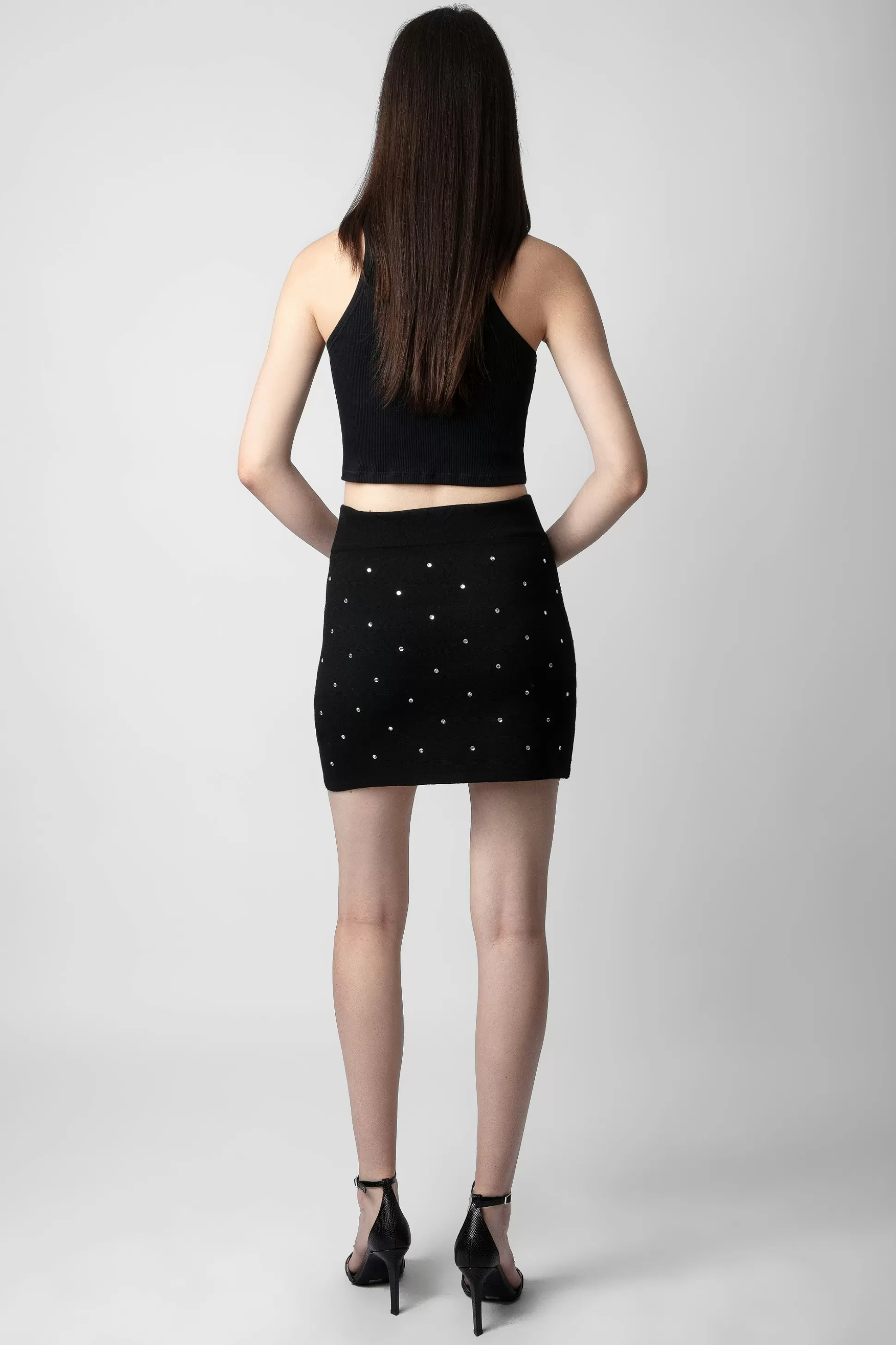 jupe_mitty_a_strass_2.webp Femmes Zadig & Voltaire Robes Et Jupes^Jupe Mitty A Strass