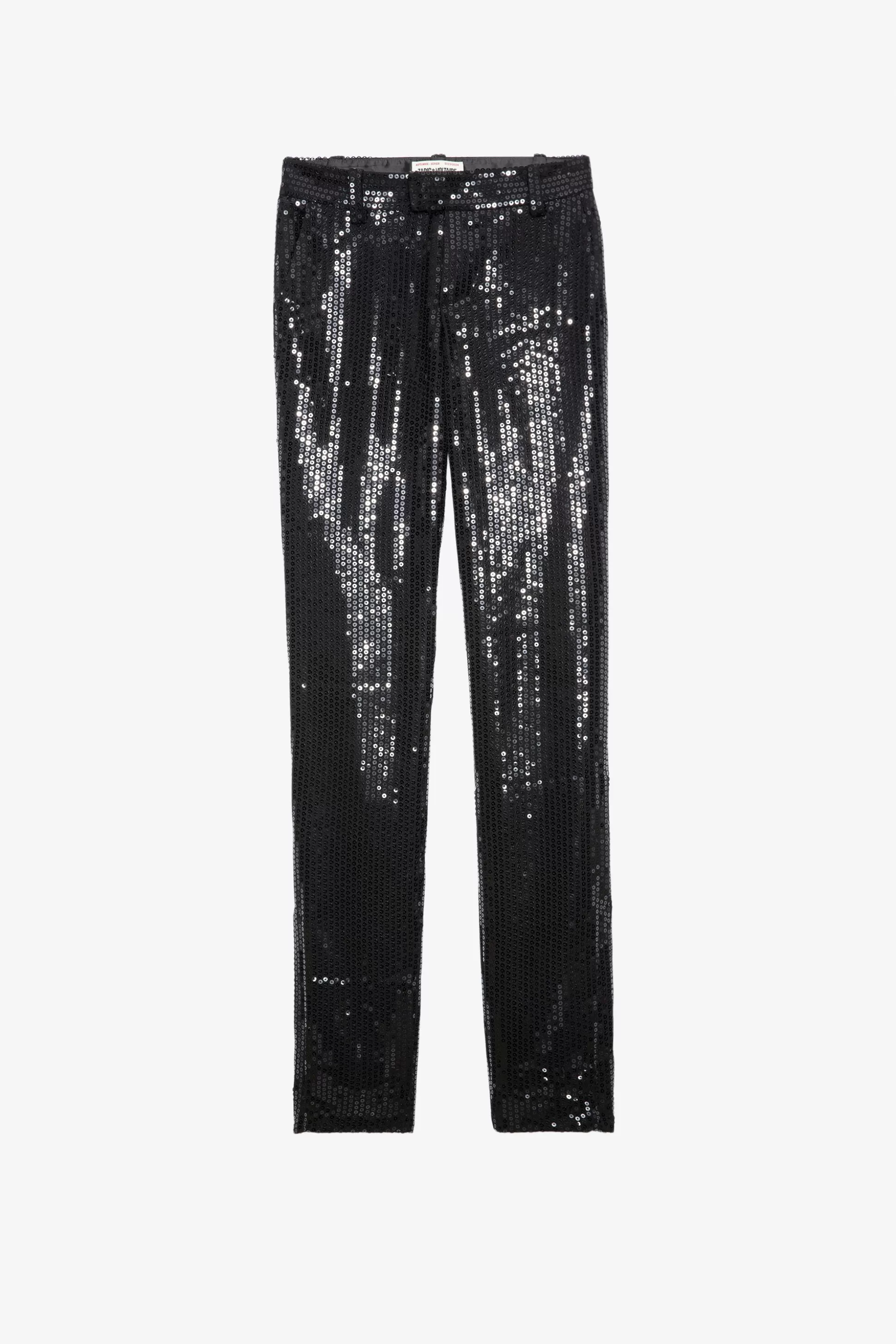 pantalon_a_sequins_prune_2.webp Femmes Zadig & Voltaire Costumes^Pantalon A Sequins Prune