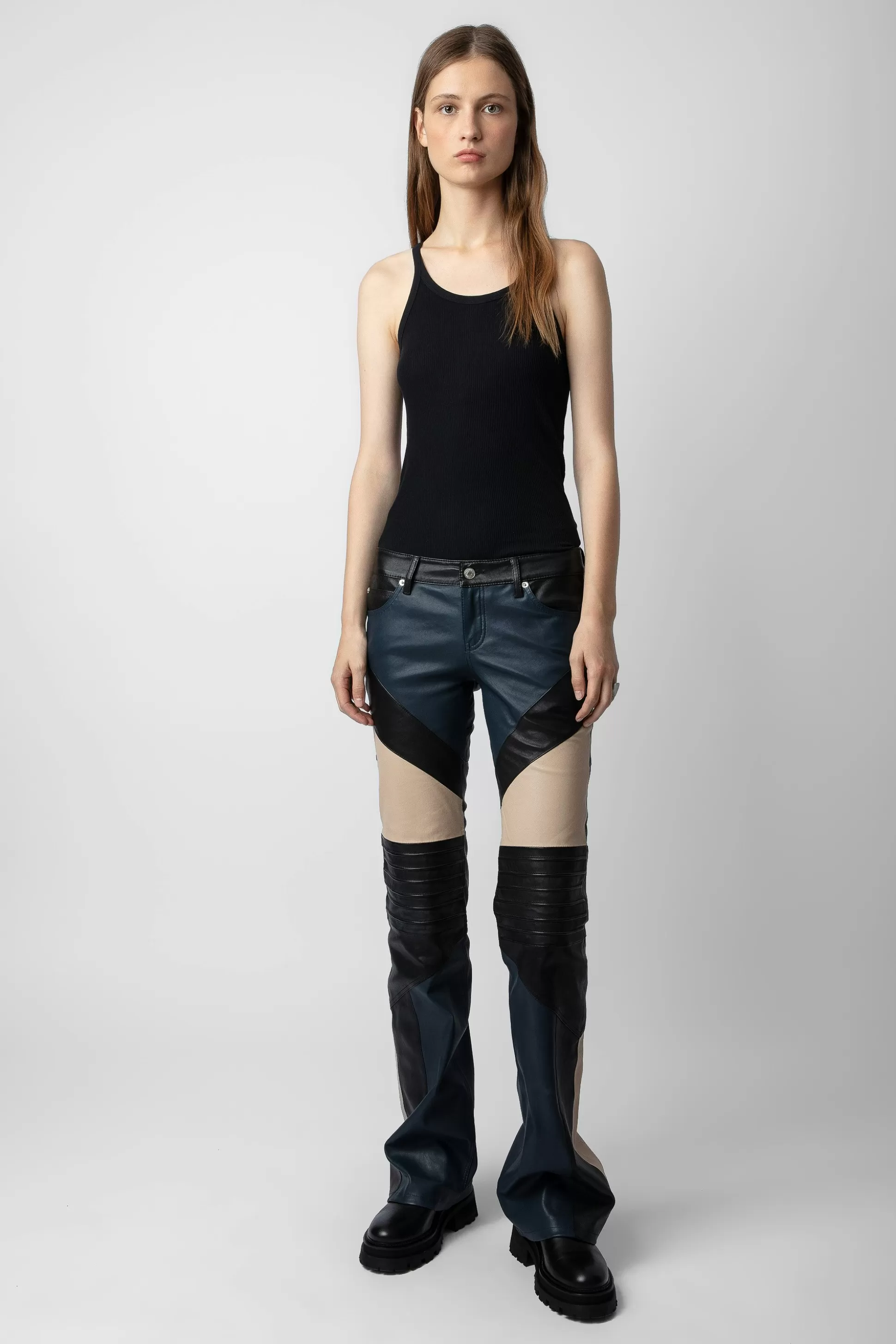 Femmes Zadig & Voltaire Pantalons Et Shorts^Pantalon En Cuir Paulin