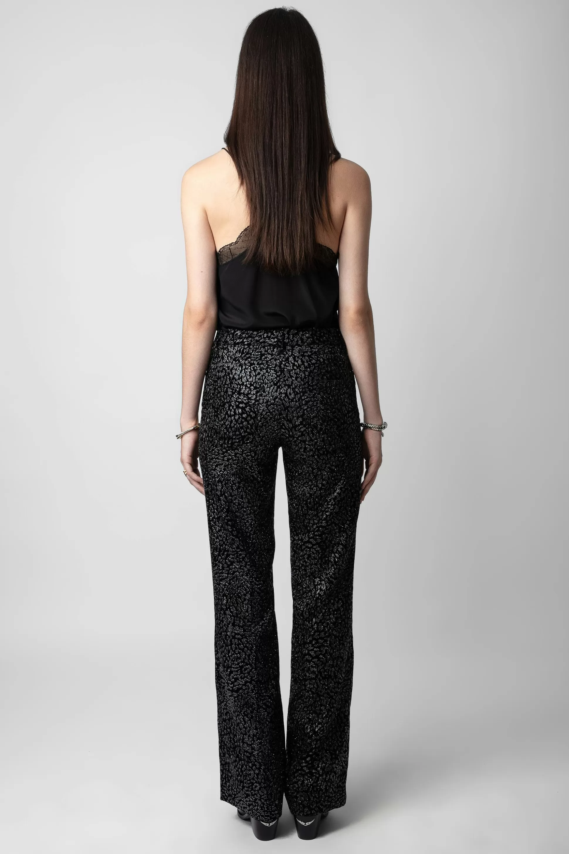 pantalon_en_velours_paillete_piston_5.webp Femmes Zadig & Voltaire Costumes^Pantalon En Velours Paillete Piston