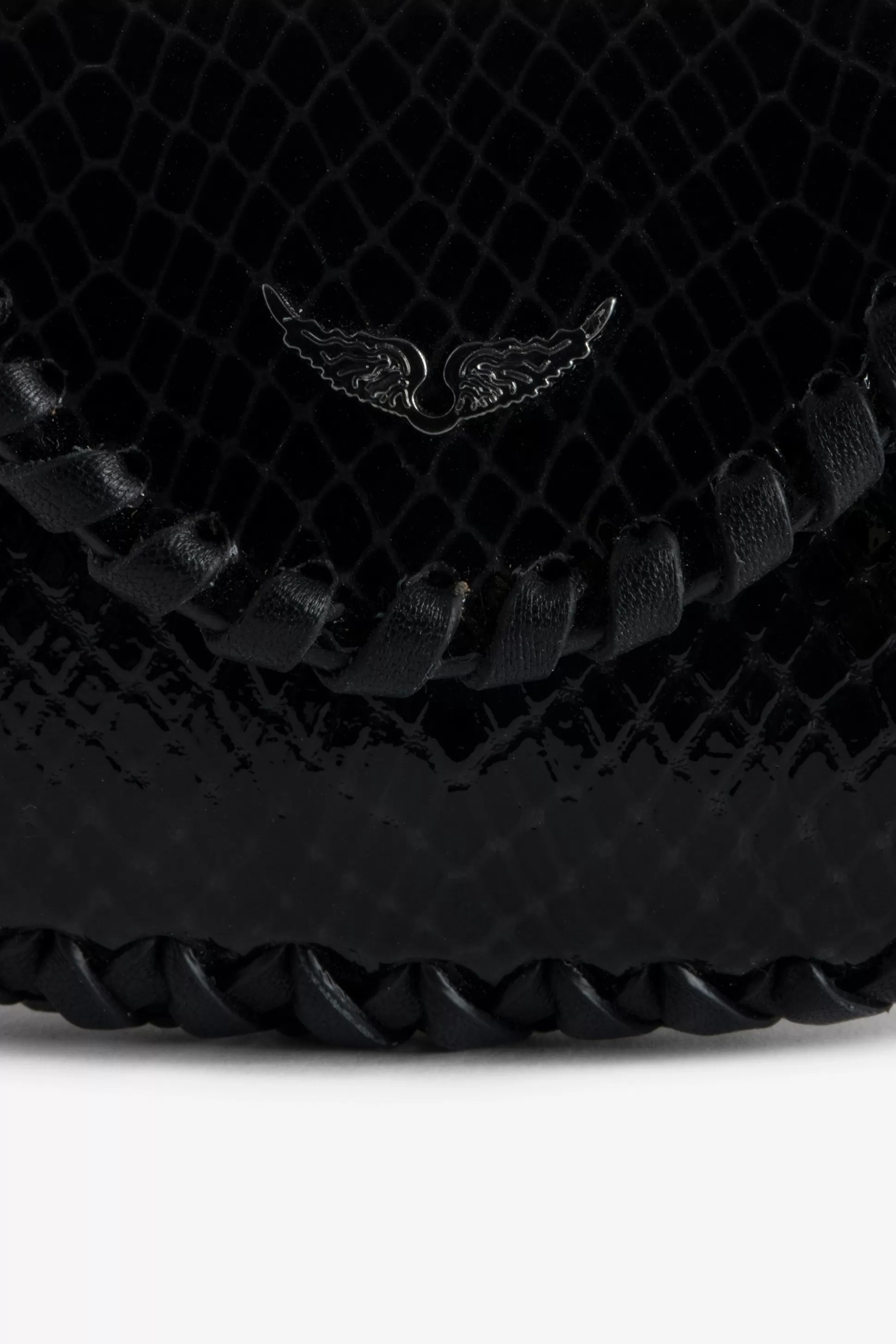 pochette_secret_glossy_wild_en_relief_5.webp Femmes Zadig & Voltaire Sangles Et Accessoires^Pochette Secret Glossy Wild En Relief