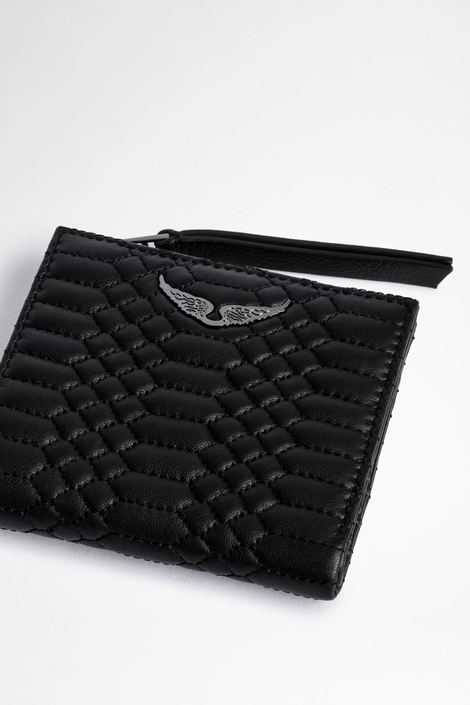 portemonnaie_pliable_zv_4.webp Femmes Zadig & Voltaire Portefeuilles Et Porte-Monnaie^Porte-Monnaie Pliable Zv