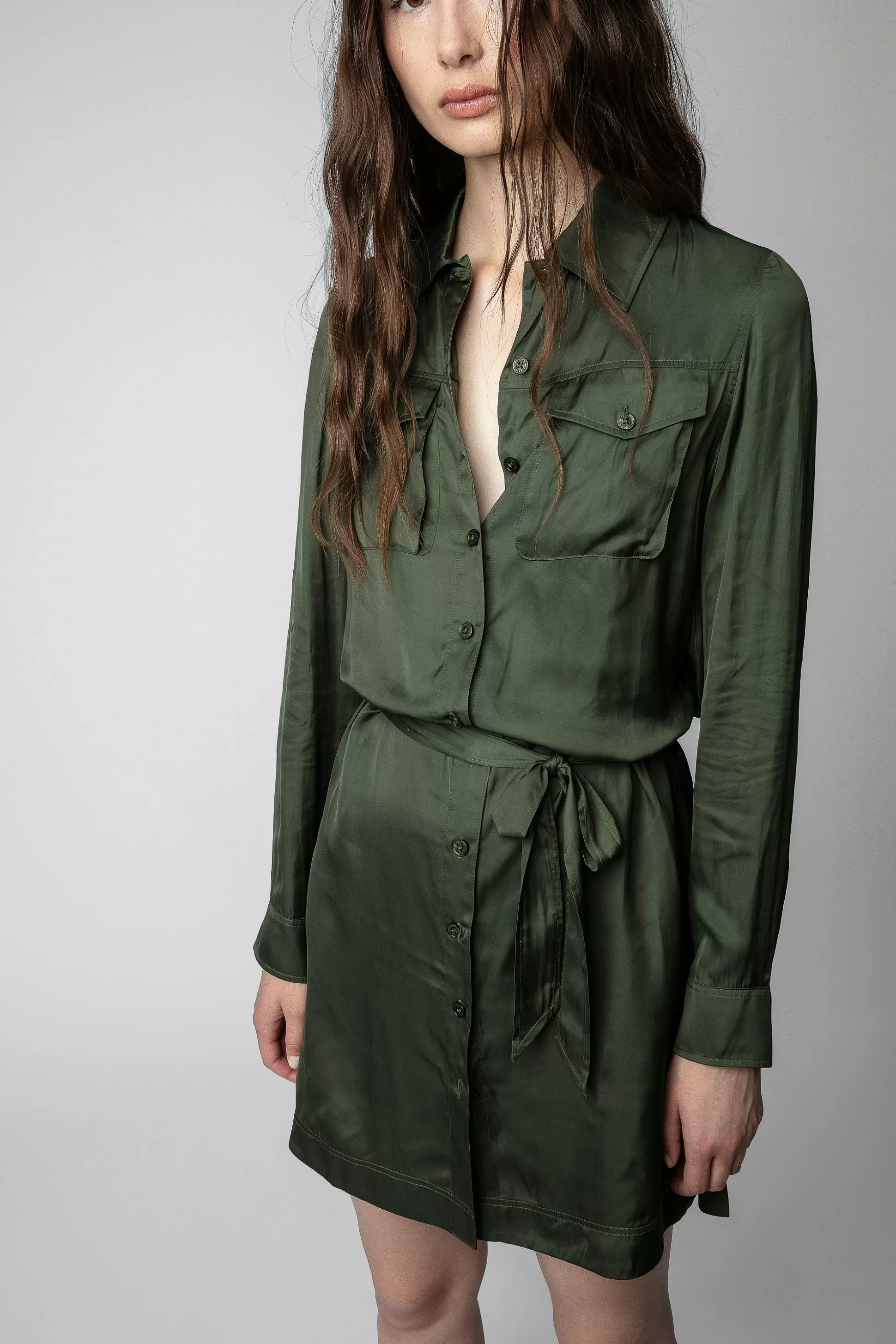 robe_en_satin_4.webp Femmes Zadig & Voltaire Robes Et Jupes^Robe En Satin
