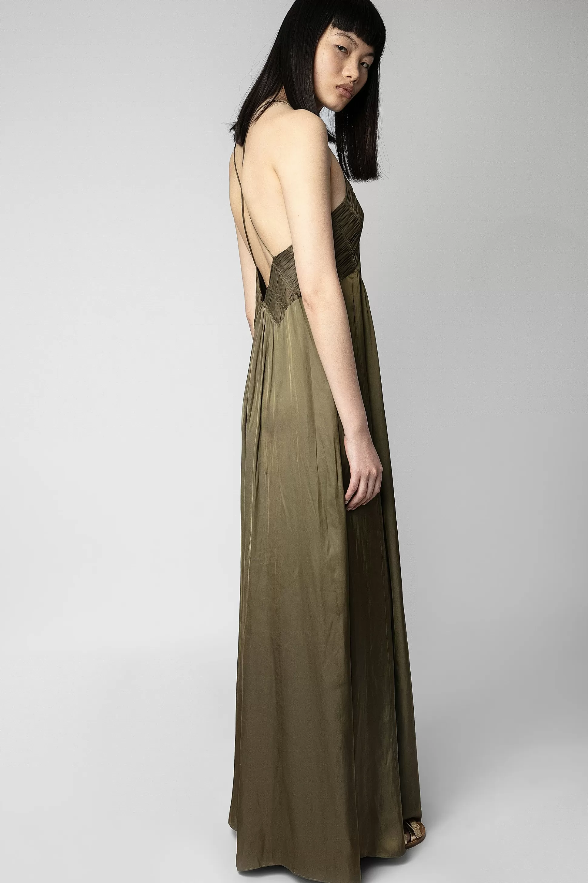 robe_en_satin_de_rayonne_1-1.webp Femmes Zadig & Voltaire Robes Et Jupes^Robe En Satin De Rayonne