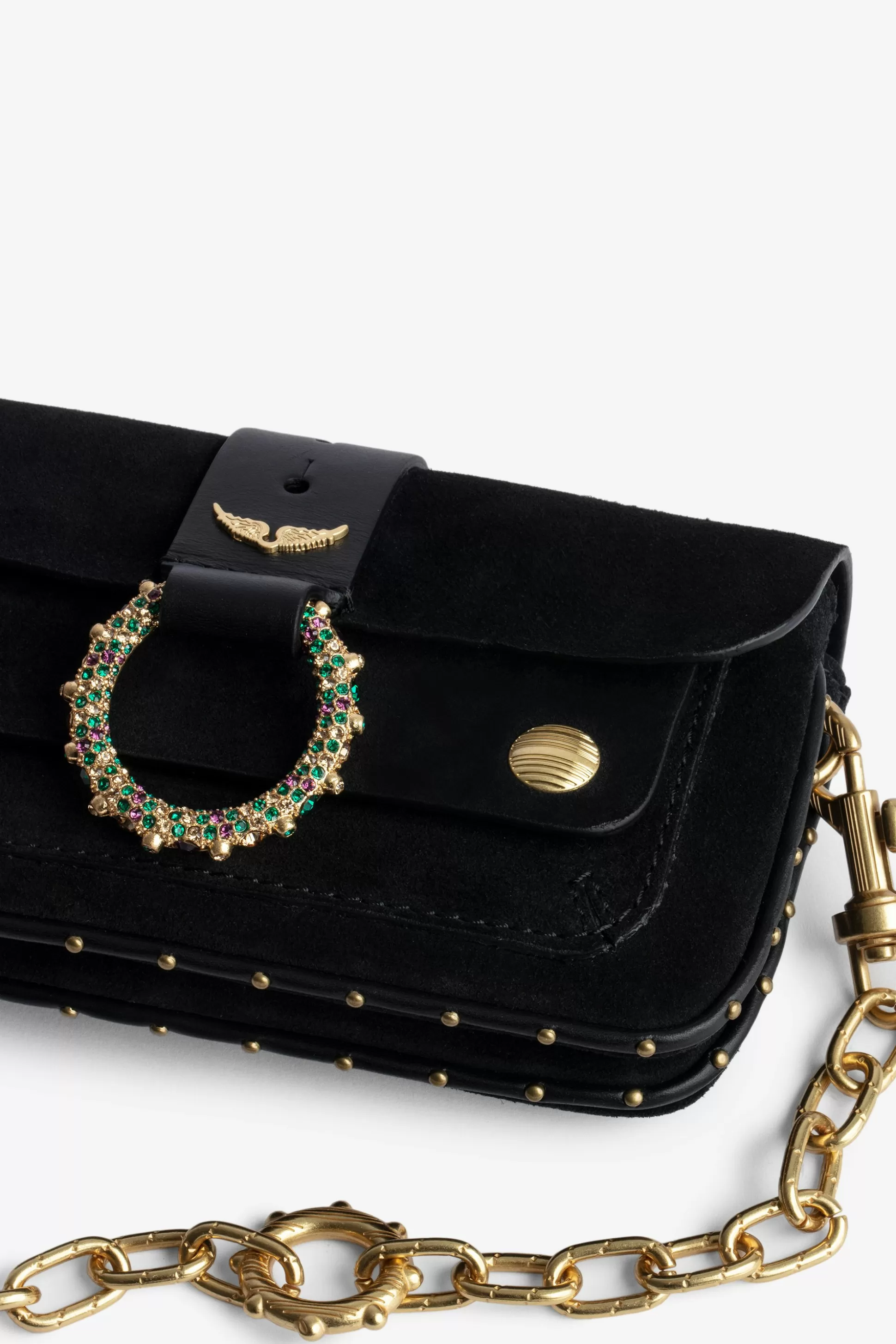 sac_portefeuille_en_daim_kate_1.webp Femmes Zadig & Voltaire Mini-Sacs^Sac Portefeuille En Daim Kate