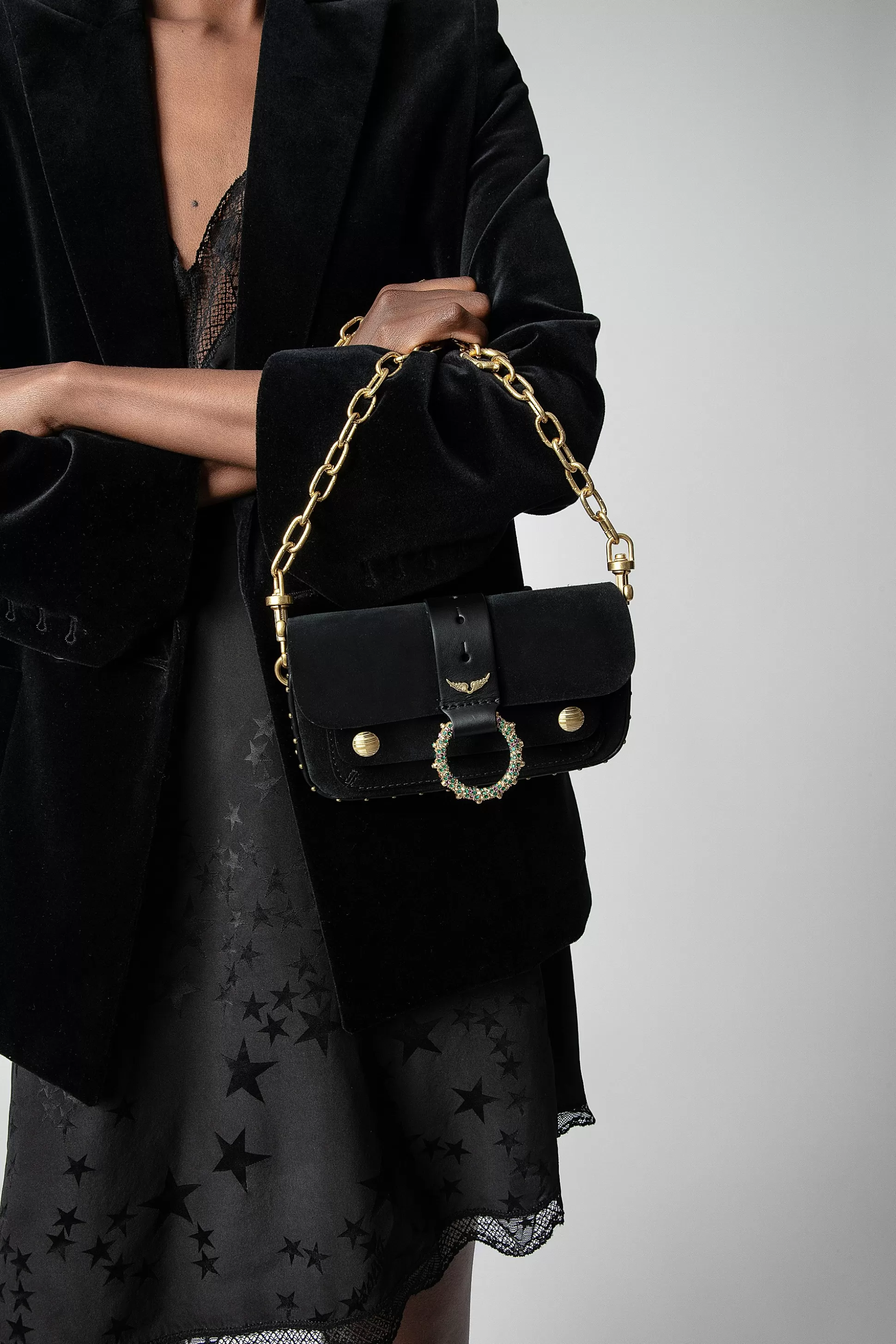 sac_portefeuille_en_daim_kate_6.webp Femmes Zadig & Voltaire Mini-Sacs^Sac Portefeuille En Daim Kate