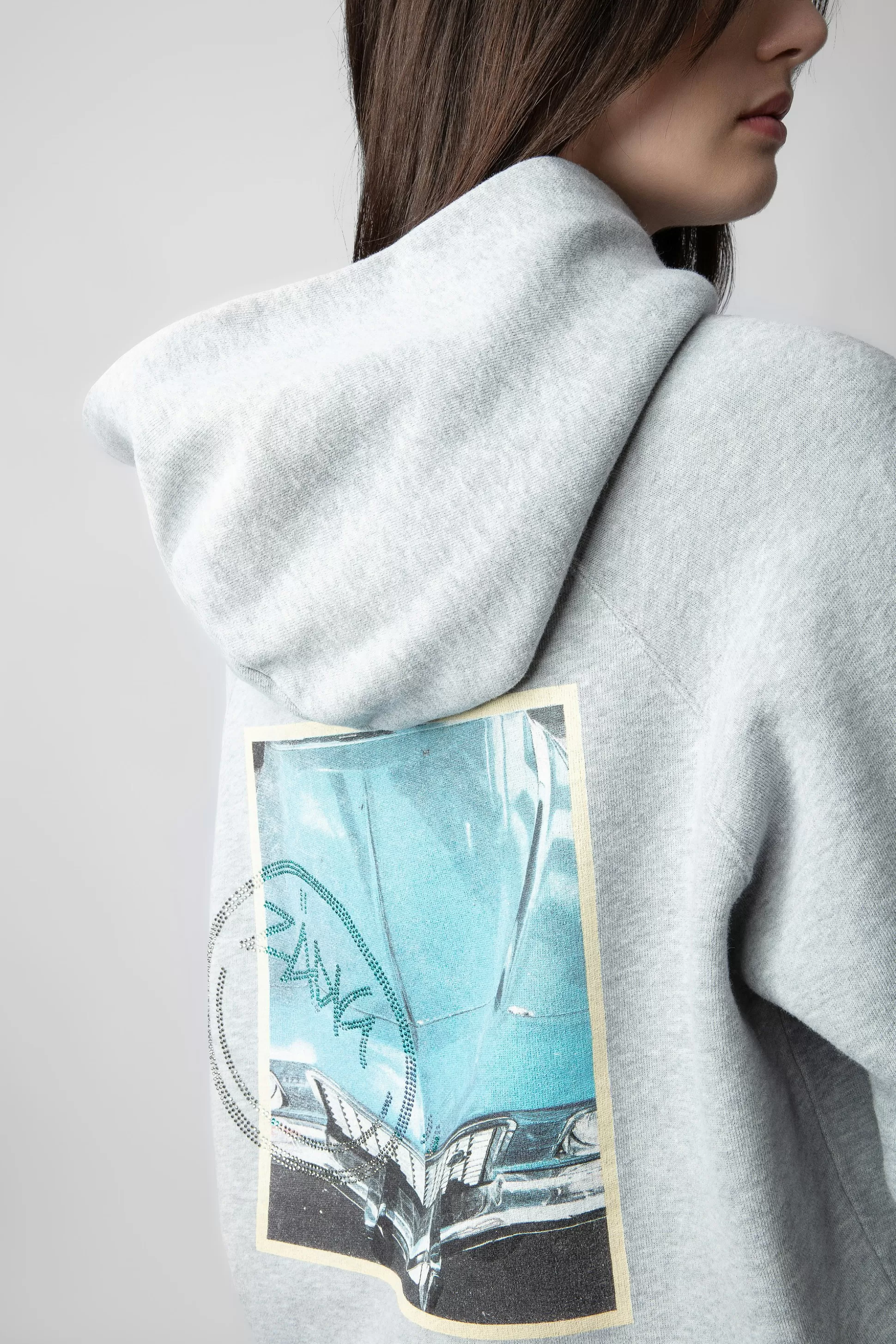 Femmes Zadig & Voltaire Sweat-Shirts^Sweat A Capuche A Imprime Photo Georgy Diamante