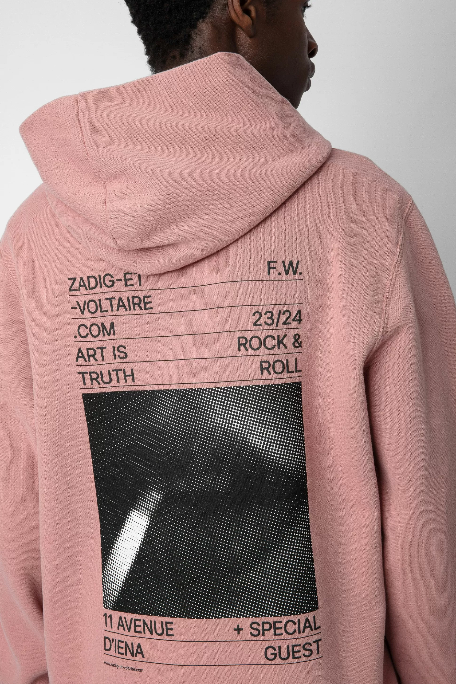 Hommes Zadig & Voltaire Sweat-Shirts^Sweat A Capuche A Imprime Photo Sanchi