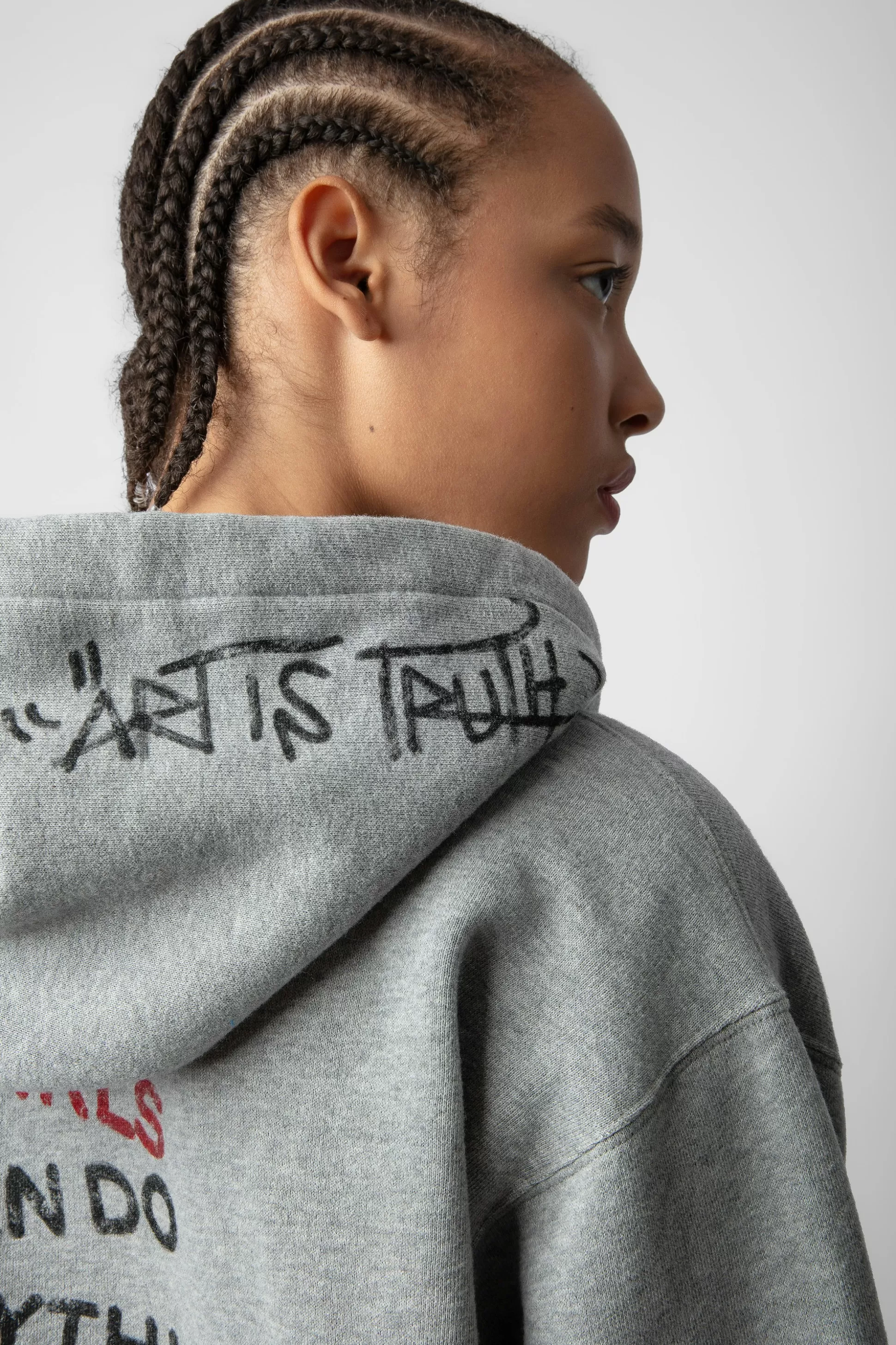 Femmes Zadig & Voltaire Sweat-Shirts^Sweat A Capuche Spencer Diamante