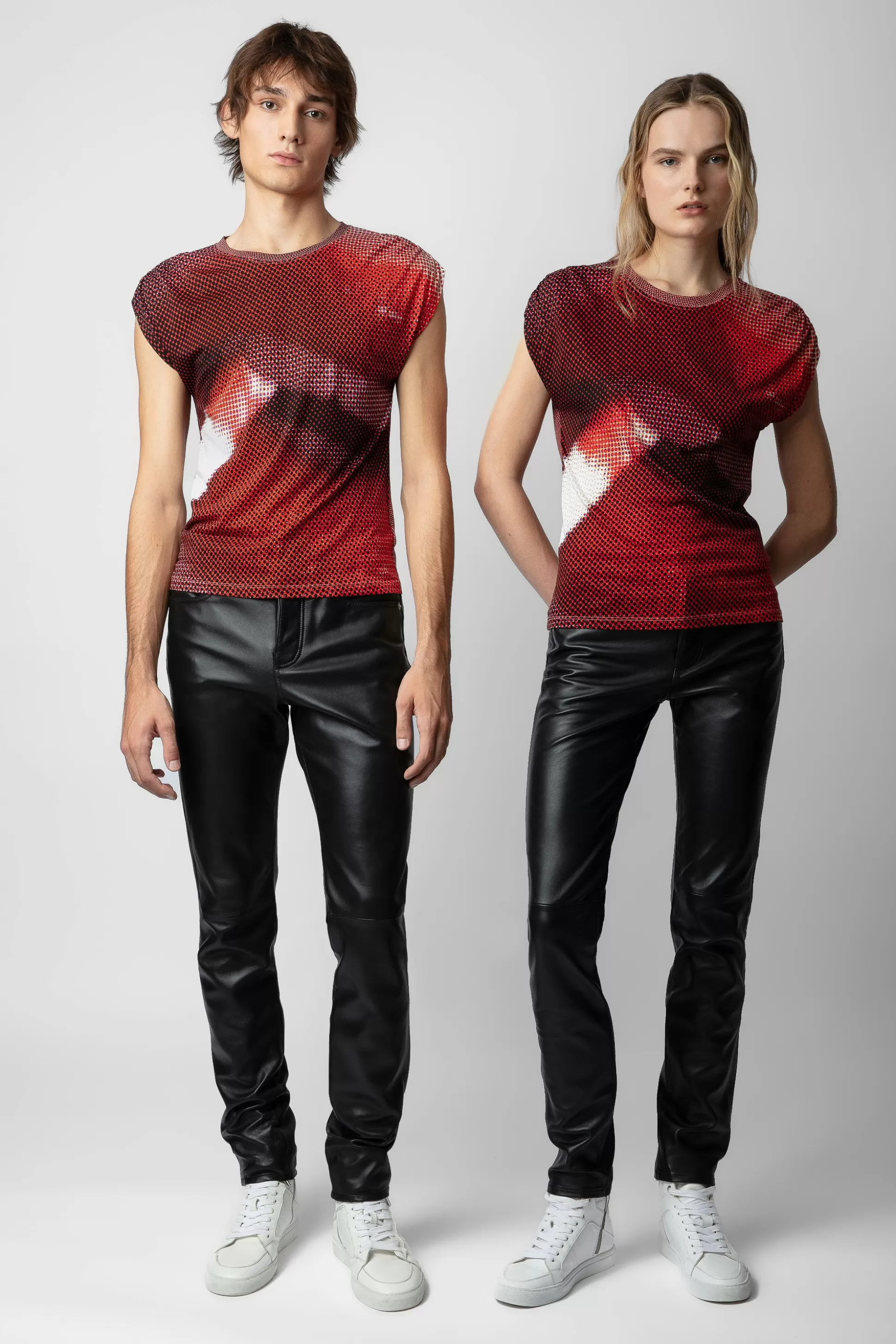 Femmes Zadig & Voltaire Unisexe^T-Shirt Adele Bouche