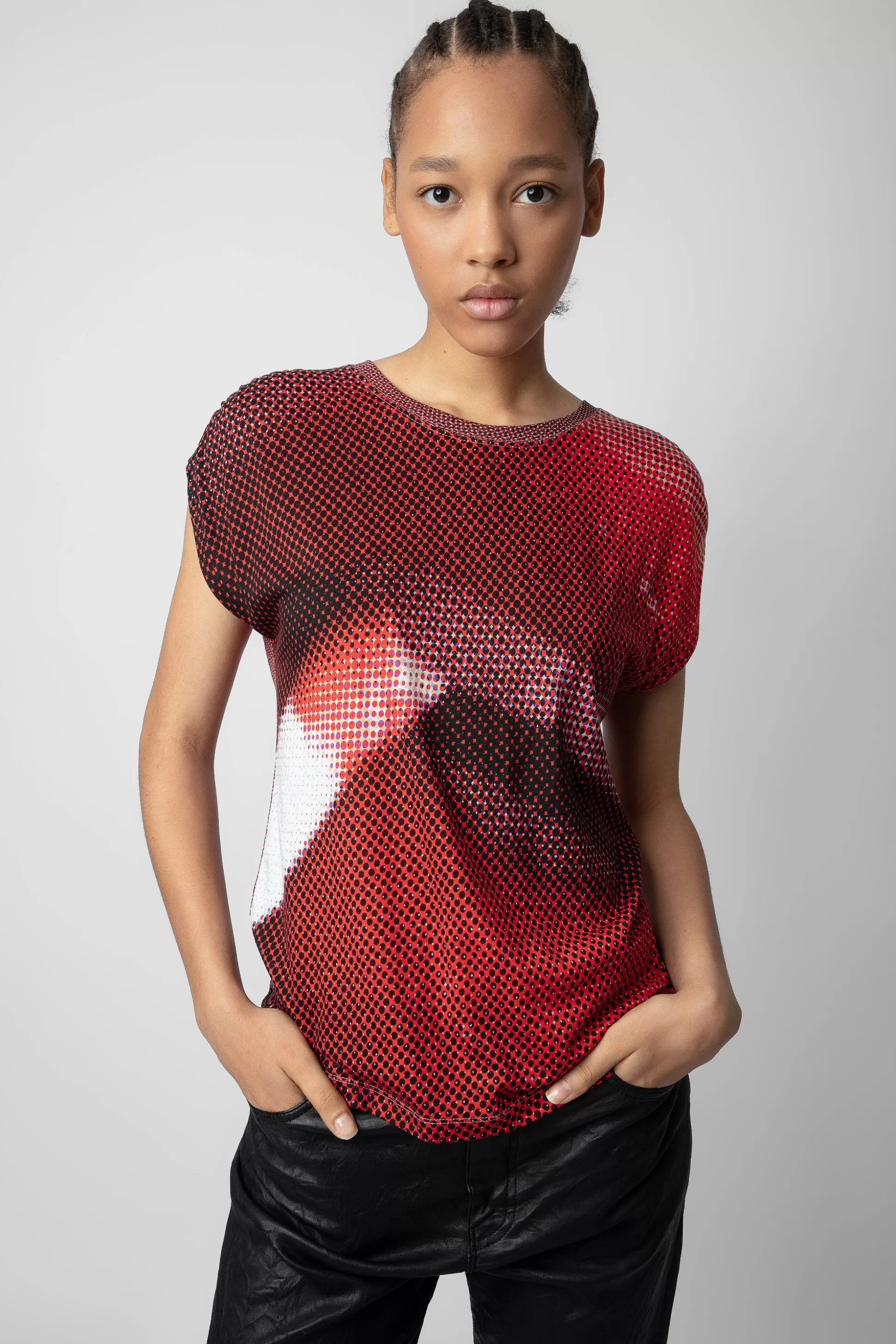 tshirt_adele_bouche_6.webp Femmes Zadig & Voltaire Unisexe^T-Shirt Adele Bouche