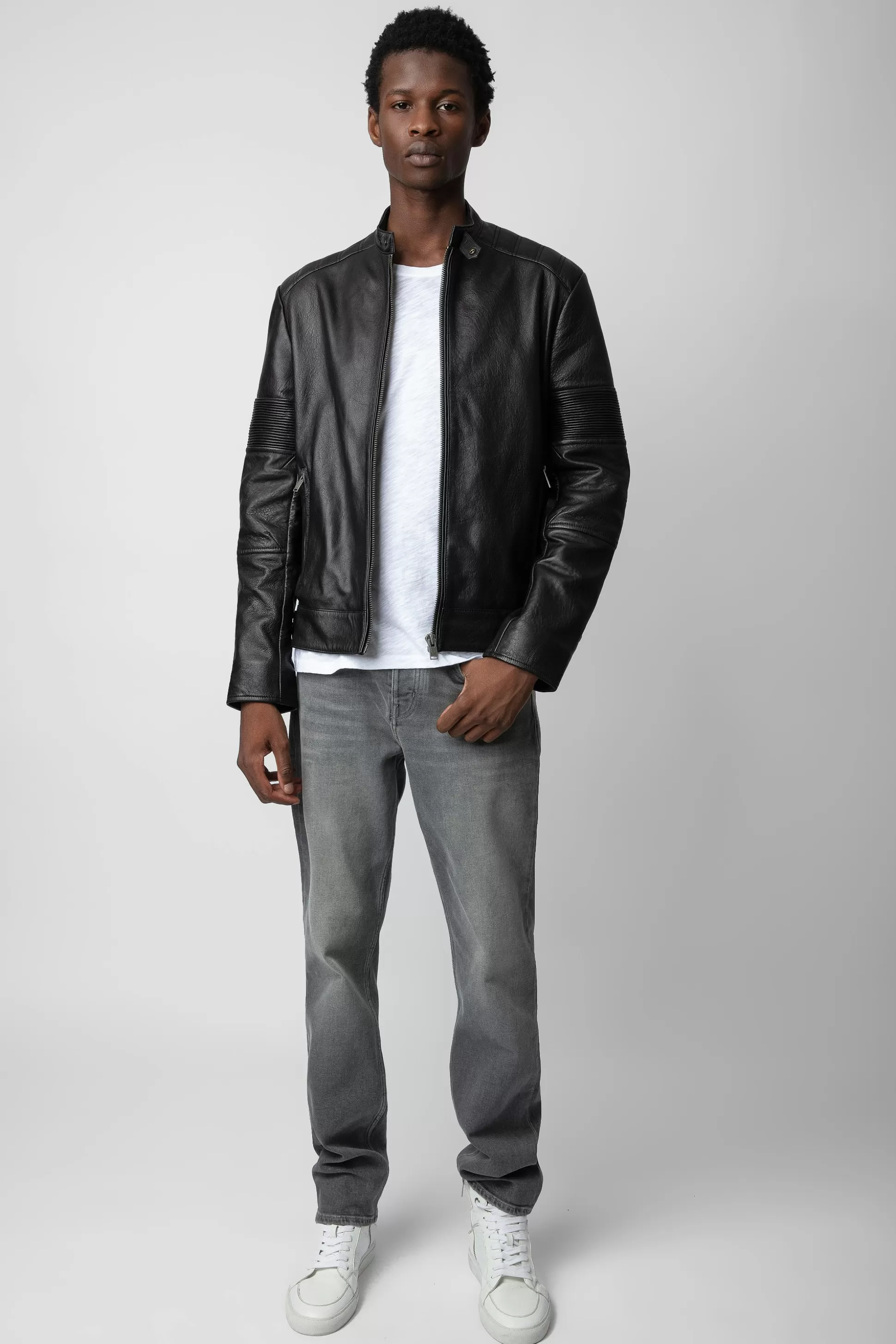 Hommes Zadig & Voltaire Manteaux Et Vestes^Veste En Cuir Maigre