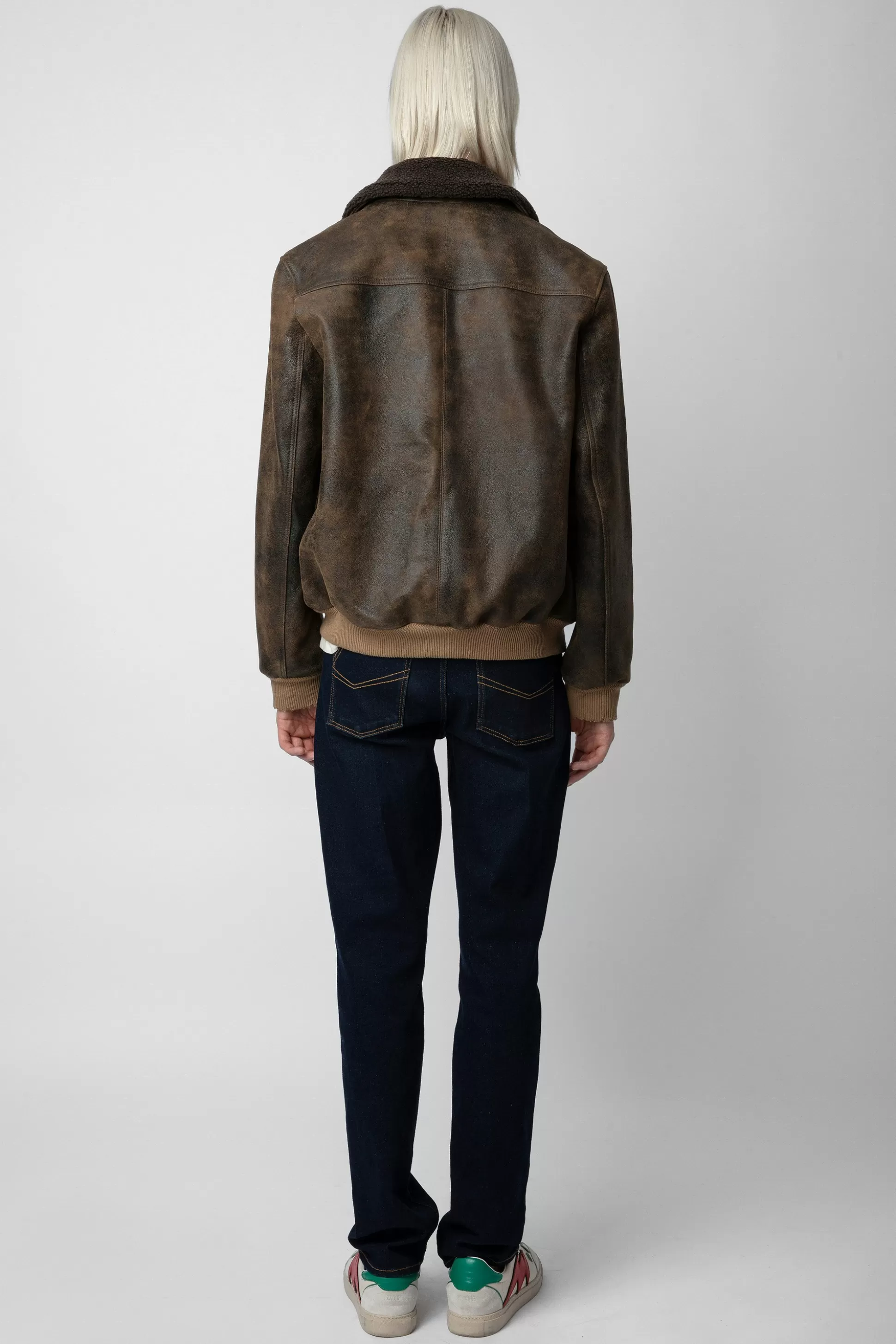 veste_en_cuir_mate_2-1.webp Hommes Zadig & Voltaire Manteaux Et Vestes^Veste En Cuir Mate