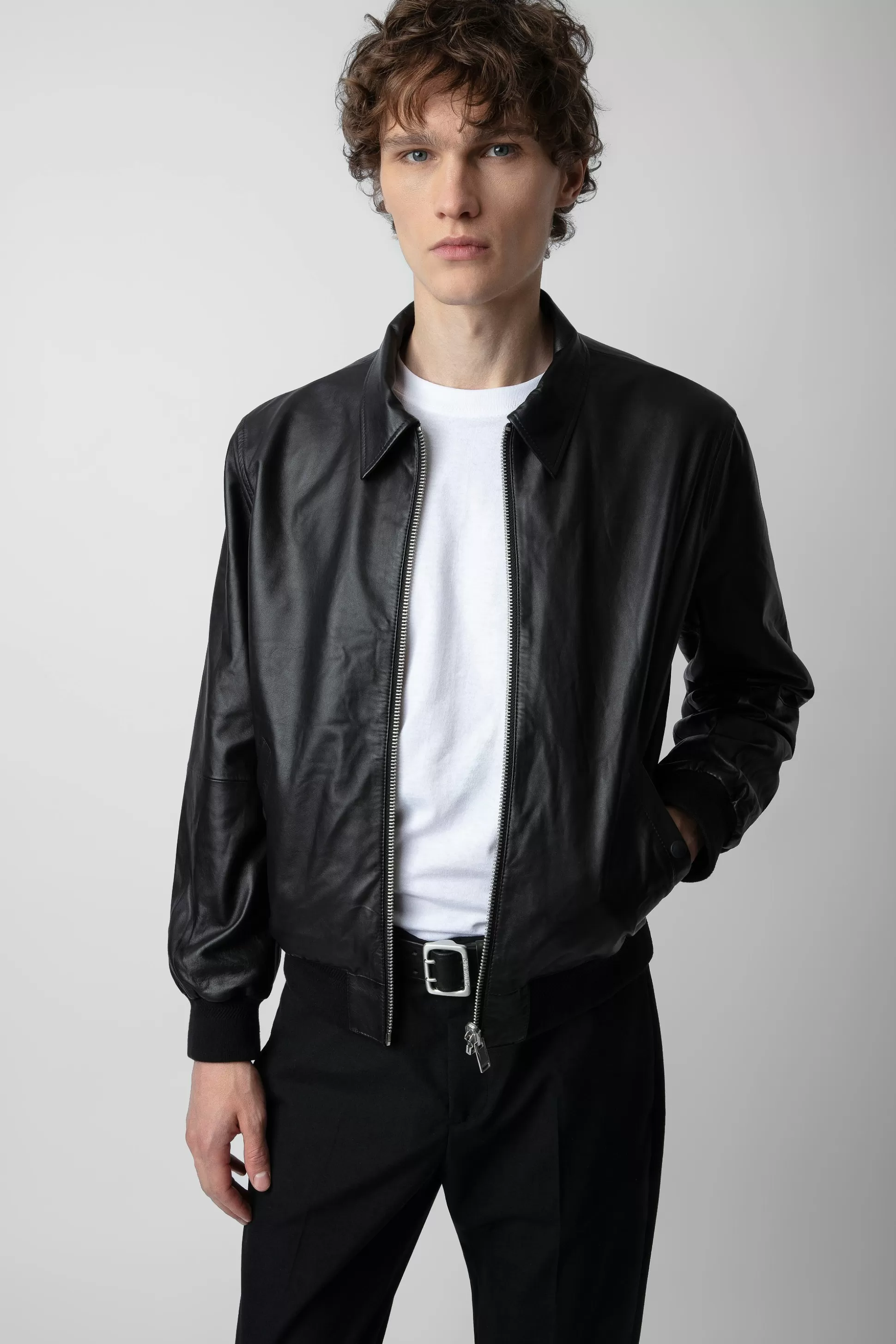 Hommes Zadig & Voltaire Manteaux Et Vestes^Veste En Cuir Mate