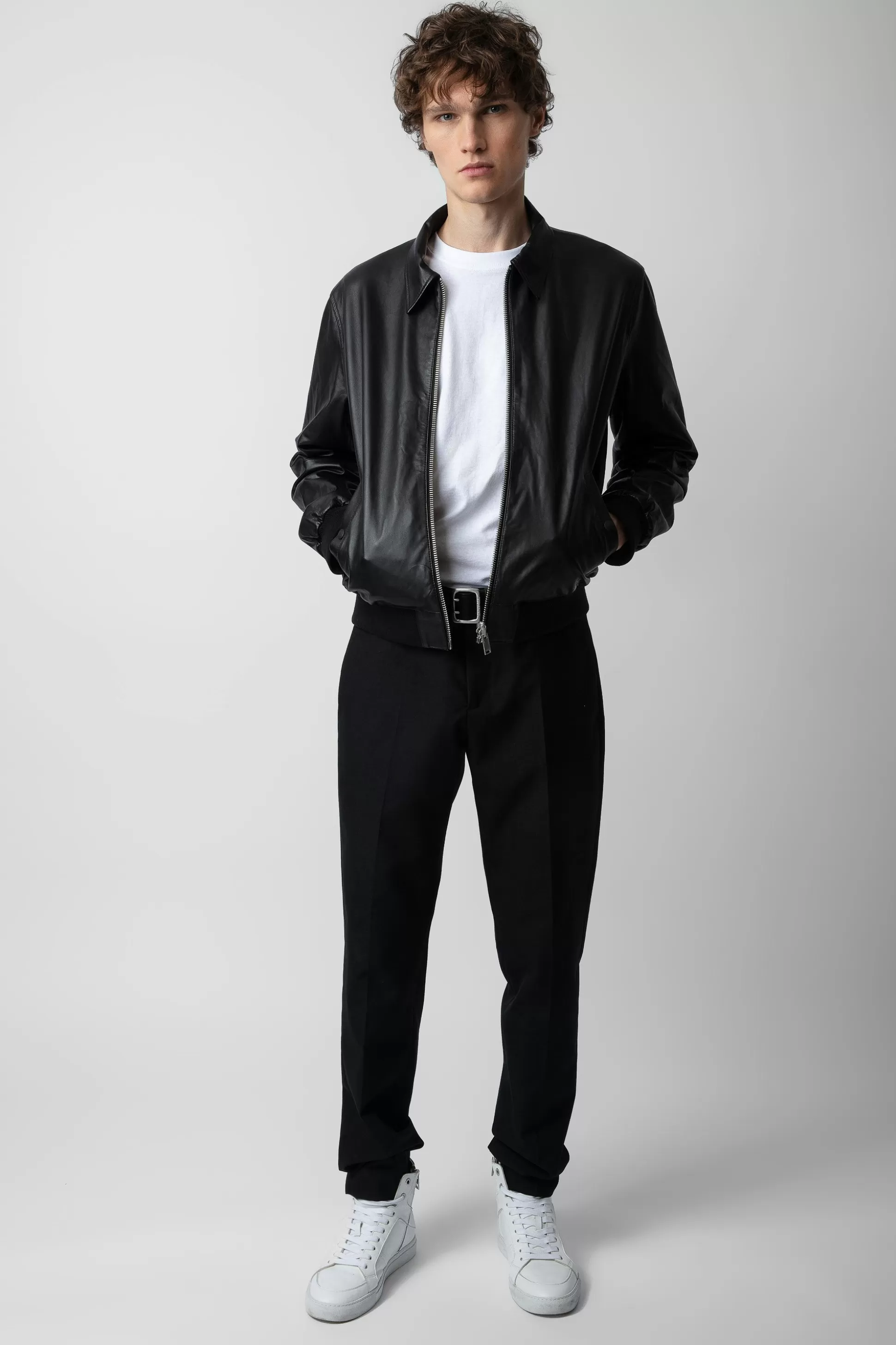 Hommes Zadig & Voltaire Manteaux Et Vestes^Veste En Cuir Mate