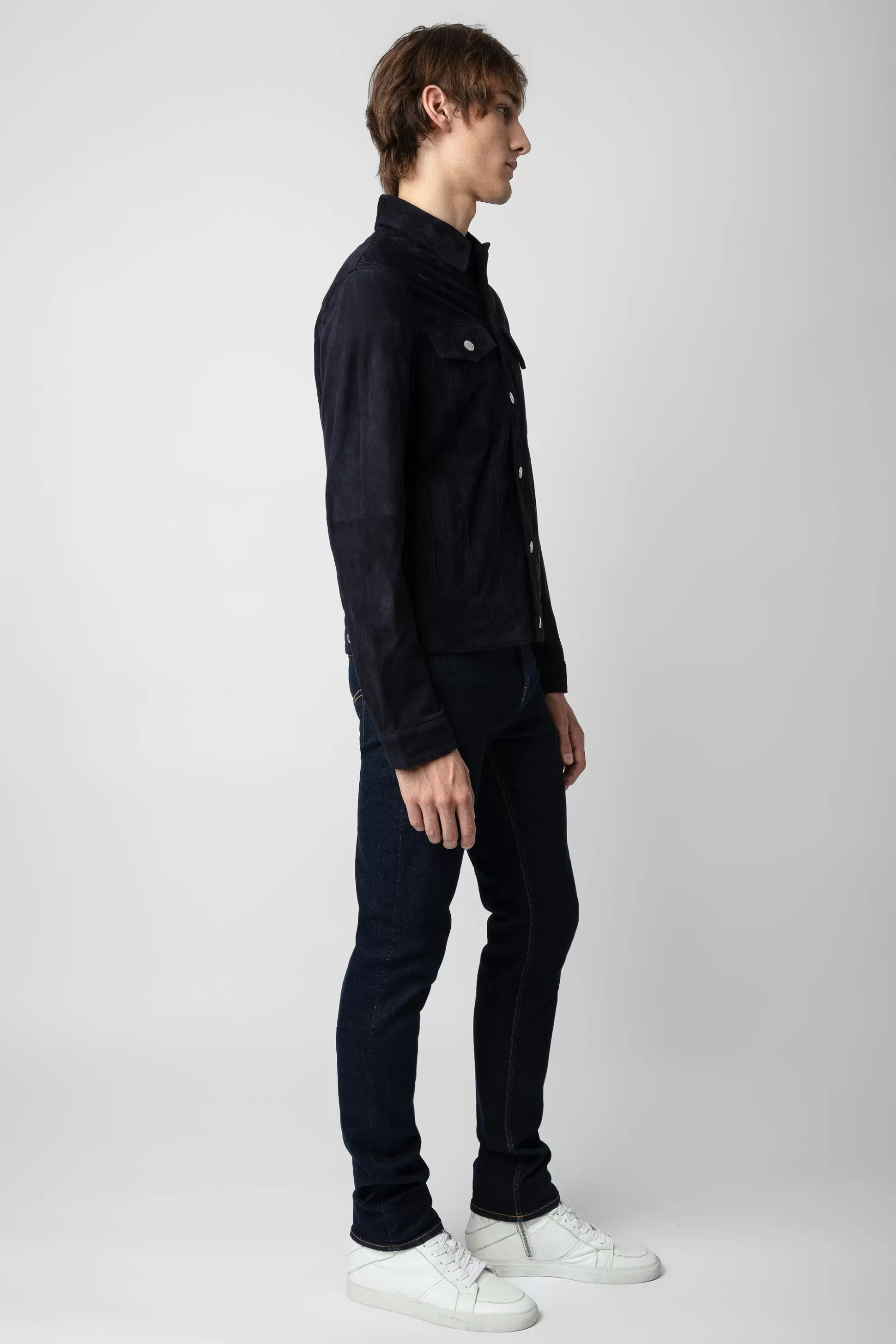 veste_en_daim_base_1-1.webp Hommes Zadig & Voltaire Manteaux Et Vestes^Veste En Daim Base