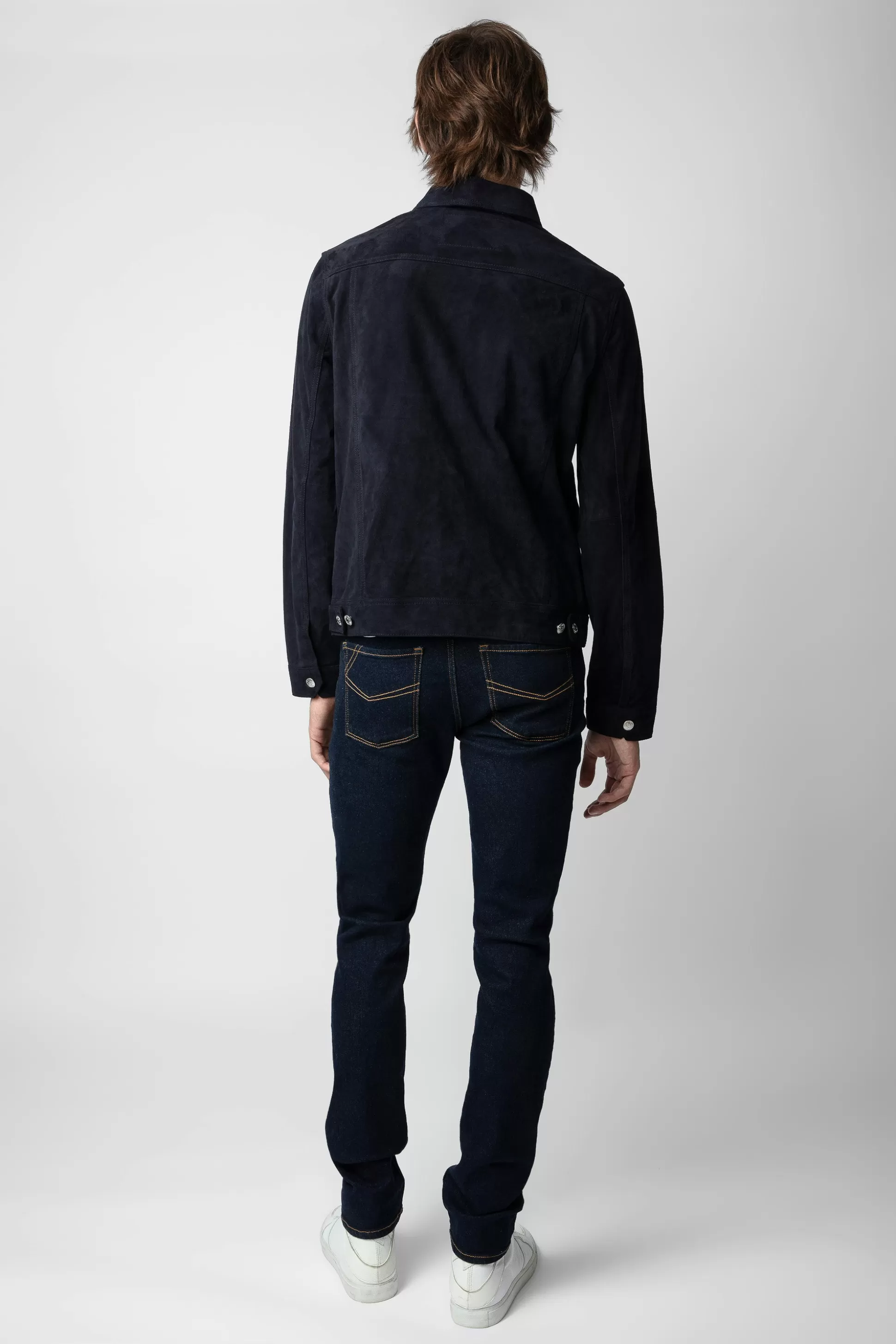 veste_en_daim_base_2-1.webp Hommes Zadig & Voltaire Manteaux Et Vestes^Veste En Daim Base