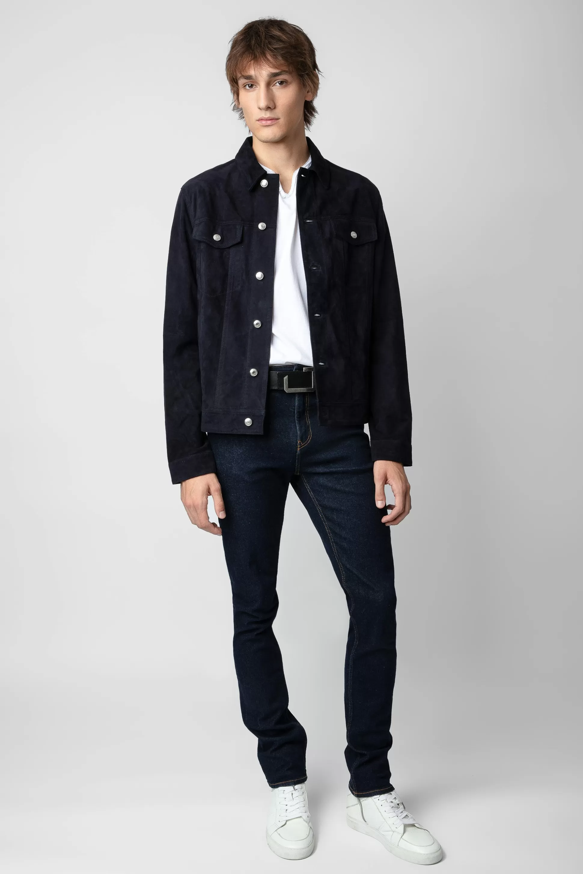 Hommes Zadig & Voltaire Manteaux Et Vestes^Veste En Daim Base