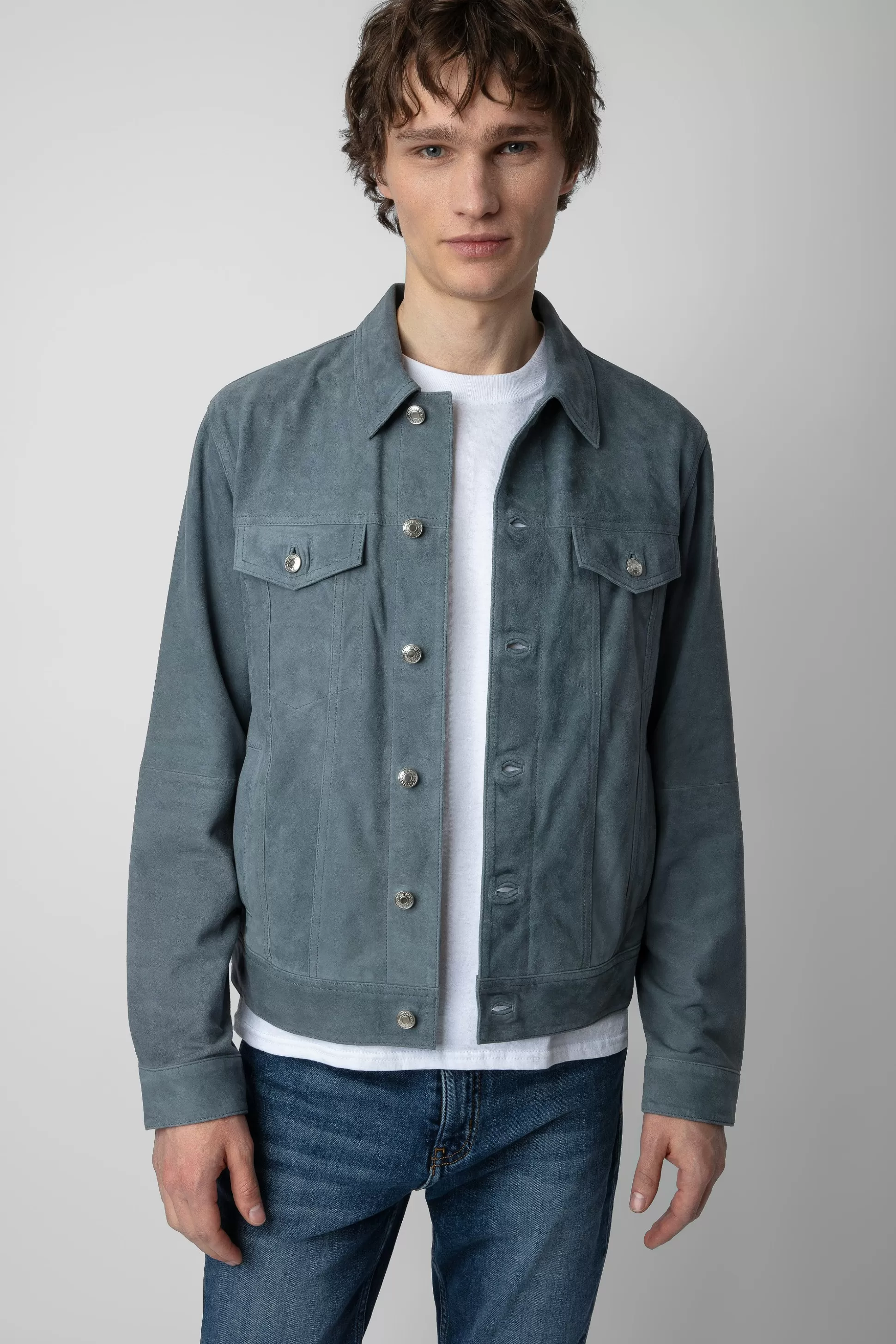 Hommes Zadig & Voltaire Manteaux Et Vestes^Veste En Daim Base