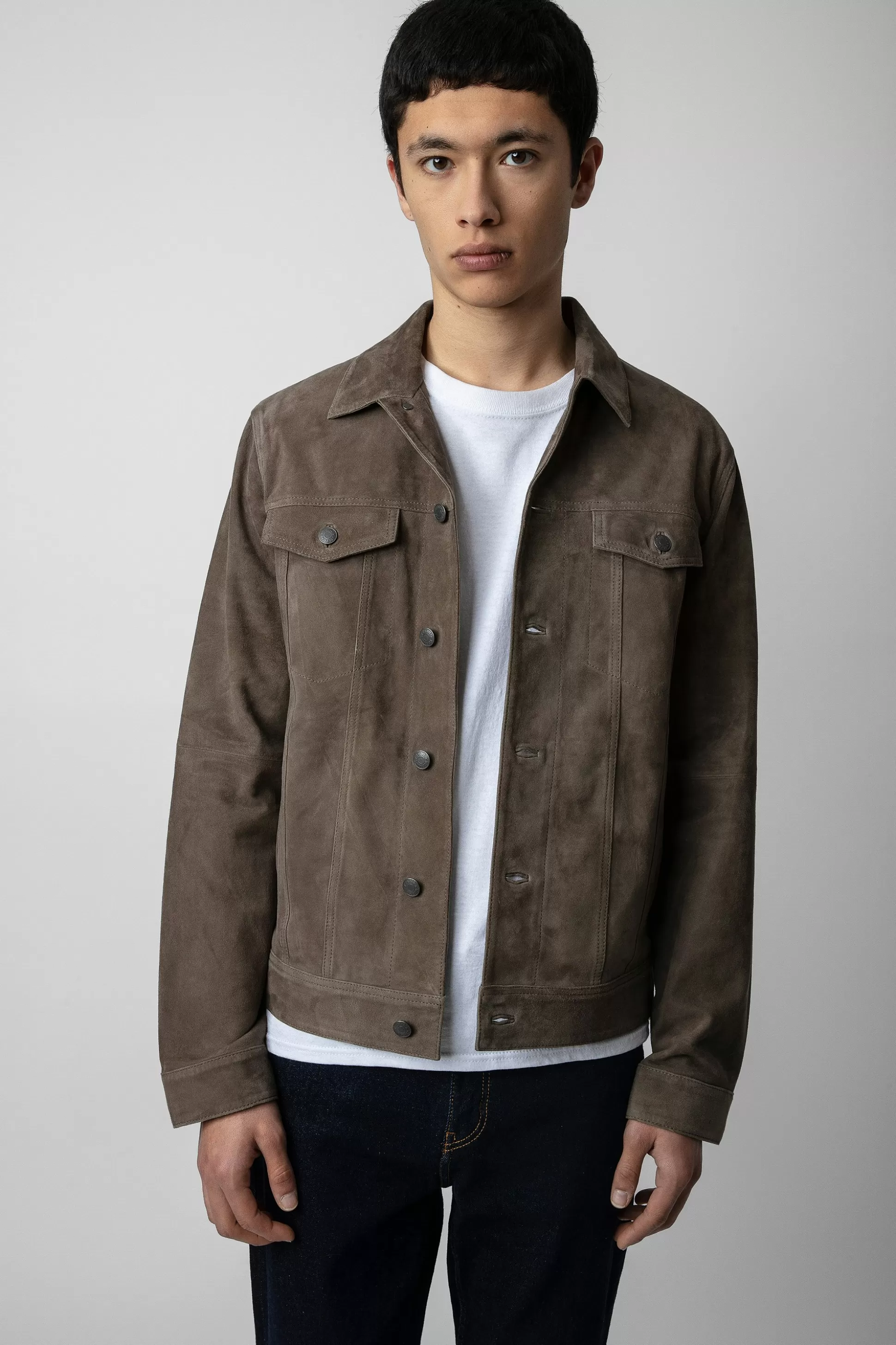 Hommes Zadig & Voltaire Manteaux Et Vestes^Veste En Daim Base