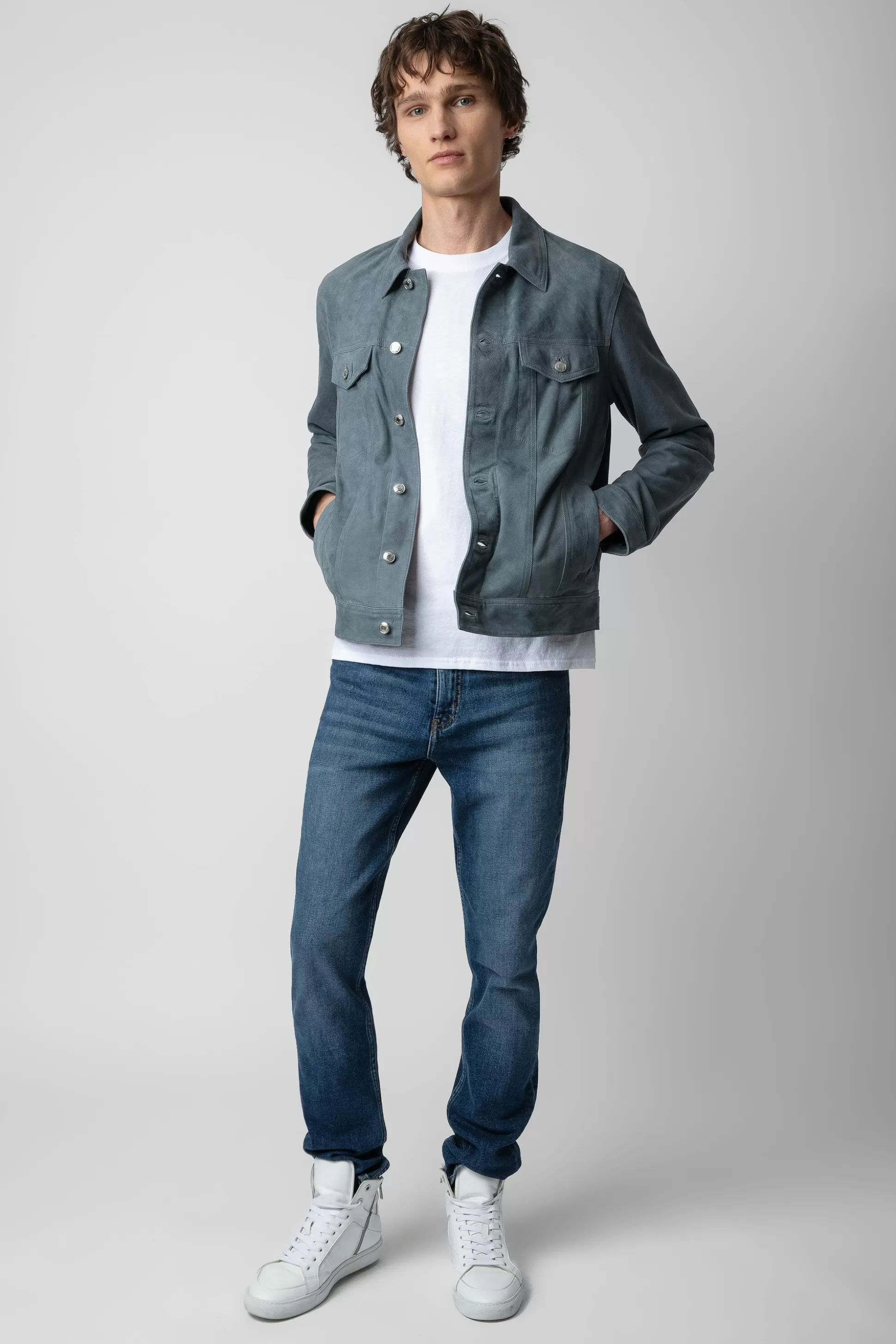 Hommes Zadig & Voltaire Manteaux Et Vestes^Veste En Daim Base