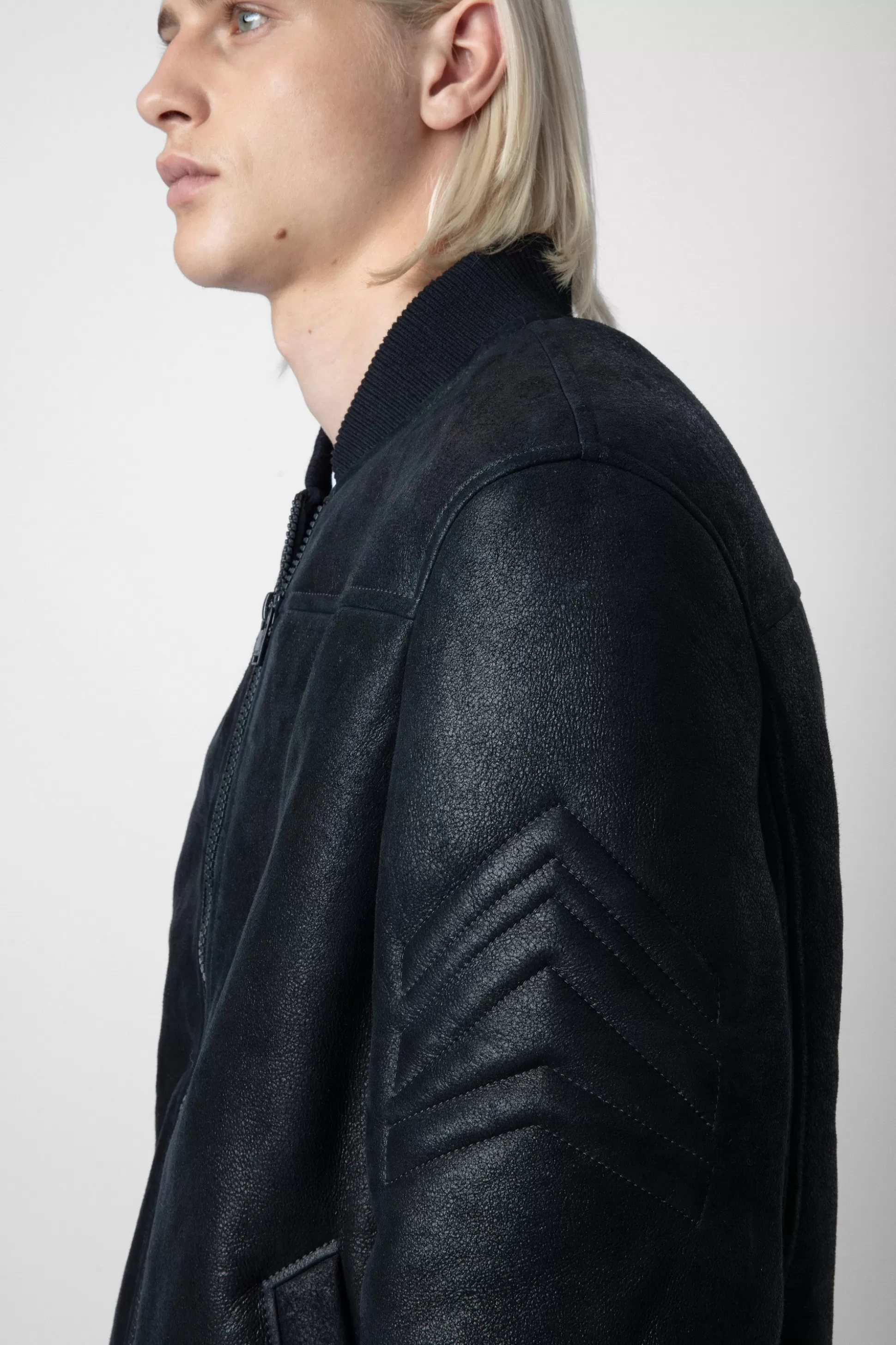 veste_leo_en_peau_de_mouton_5.webp Hommes Zadig & Voltaire Manteaux Et Vestes^Veste Leo En Peau De Mouton